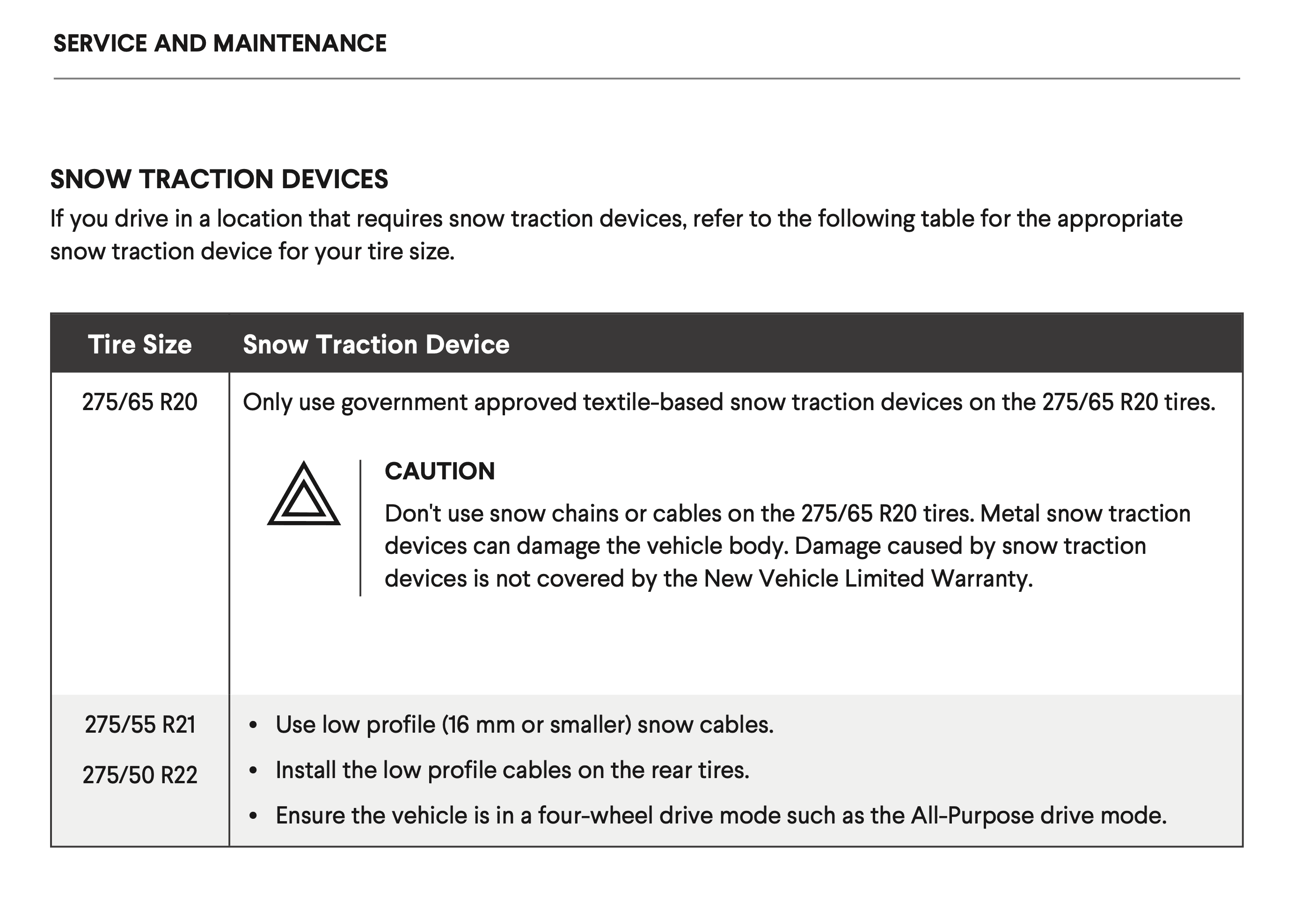 Rivian R1T R1S Tire chain recommendations for 22s? Screenshot 2023-12-05 at 3.38.15 PM