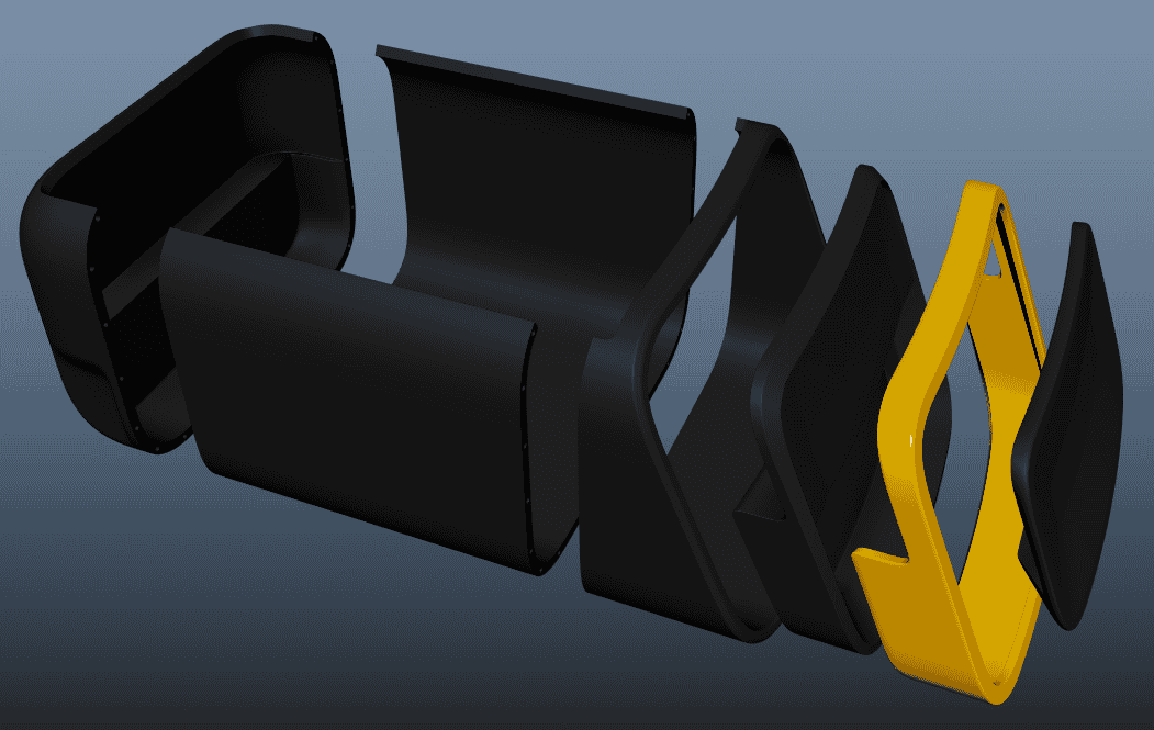 Rivian R1T R1S My 3D printed OEM-looking Camp Speaker Drawer 1701906788023