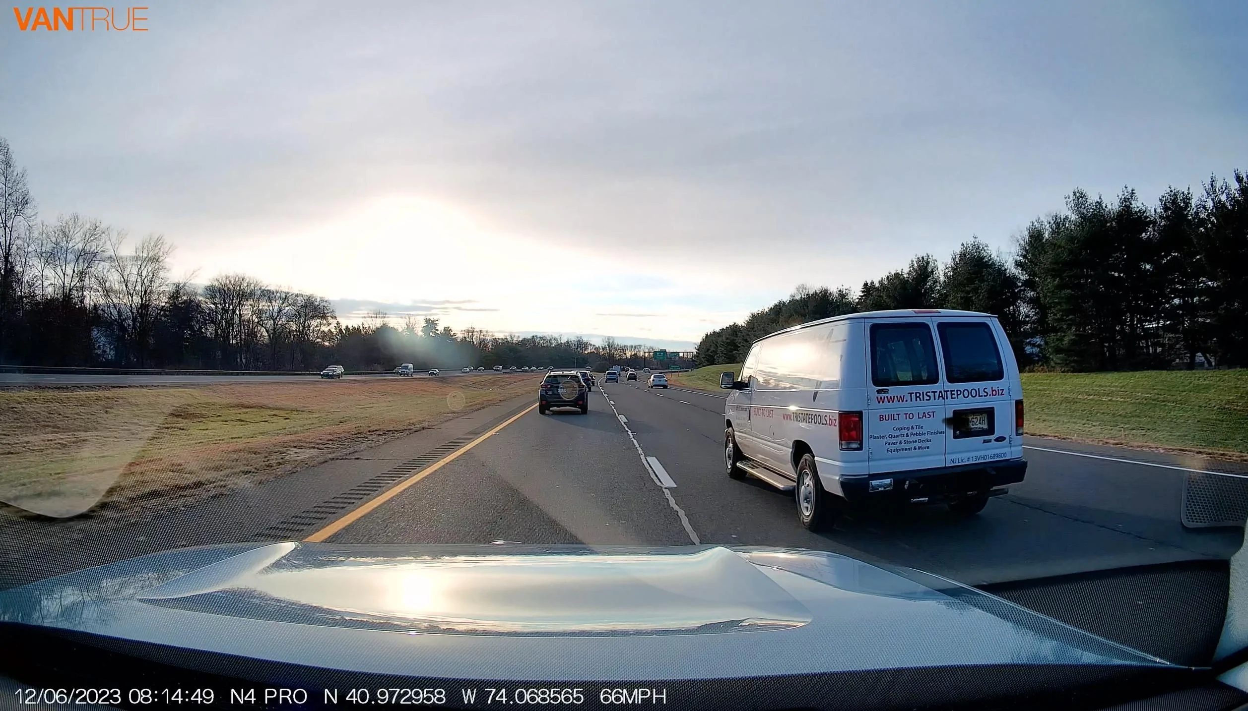 Rivian R1T R1S Vantrue 4N Pro 4K Triple Dash Cam with Rear View Mirror Power Tap -- installed review & photos Screen Shot 2023-12-06 at 3.13.43 PM