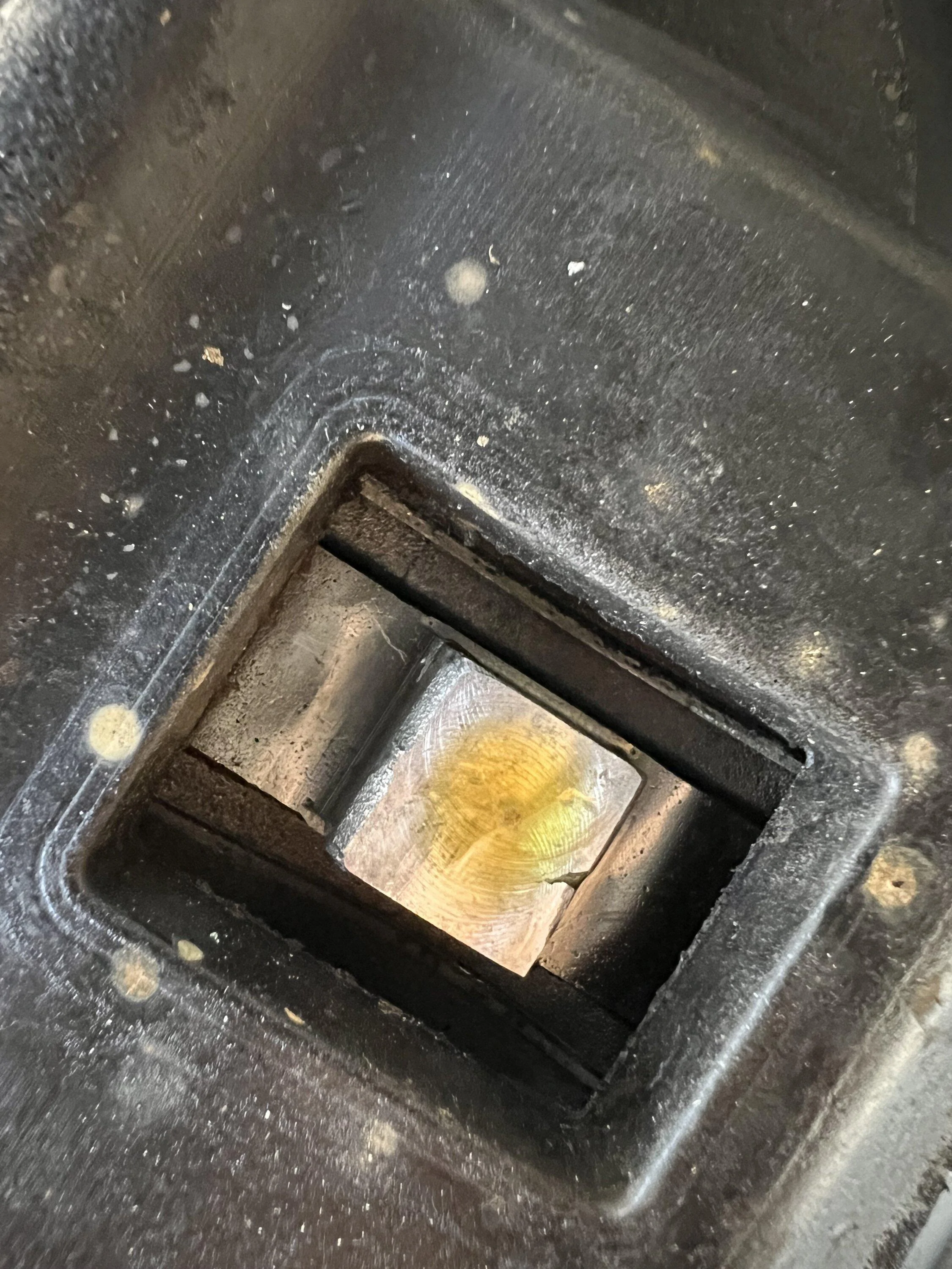 Rivian R1T R1S Yellow Oil leak front motor IMG_6700