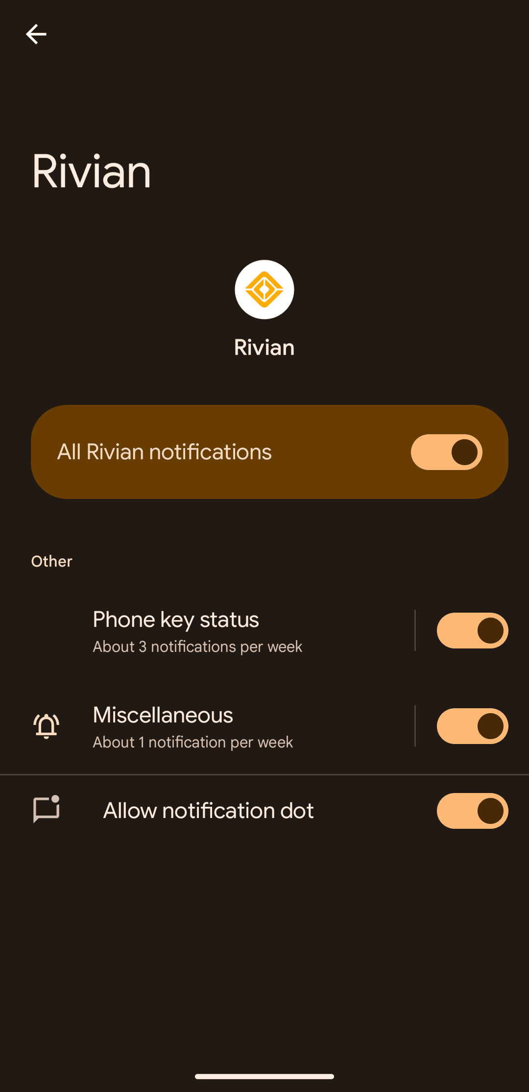 Rivian R1T R1S Still no notifications on Android 1000002412