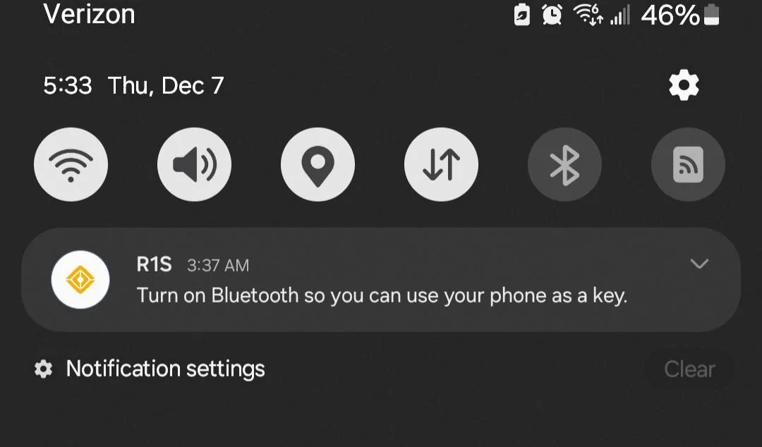 Rivian R1T R1S Still no notifications on Android 1000003701