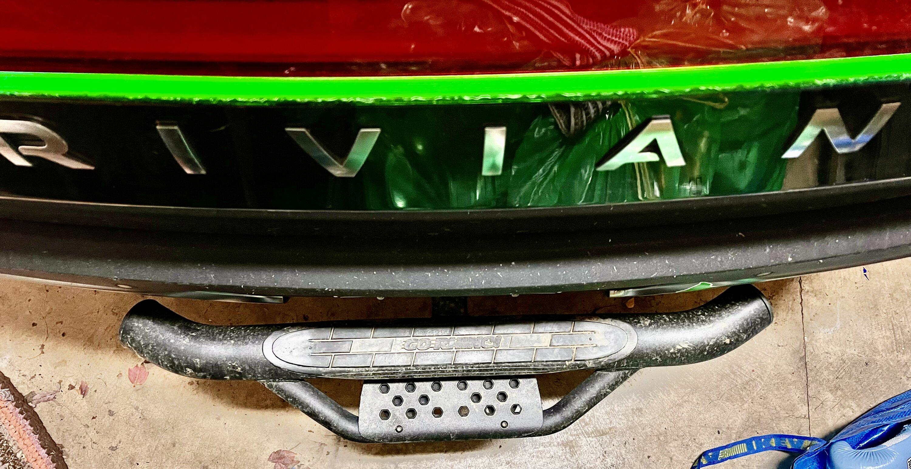 Rivian R1T R1S Super Heavy Duty Hitch Step / Bumper Protector with Photos IMG_6574