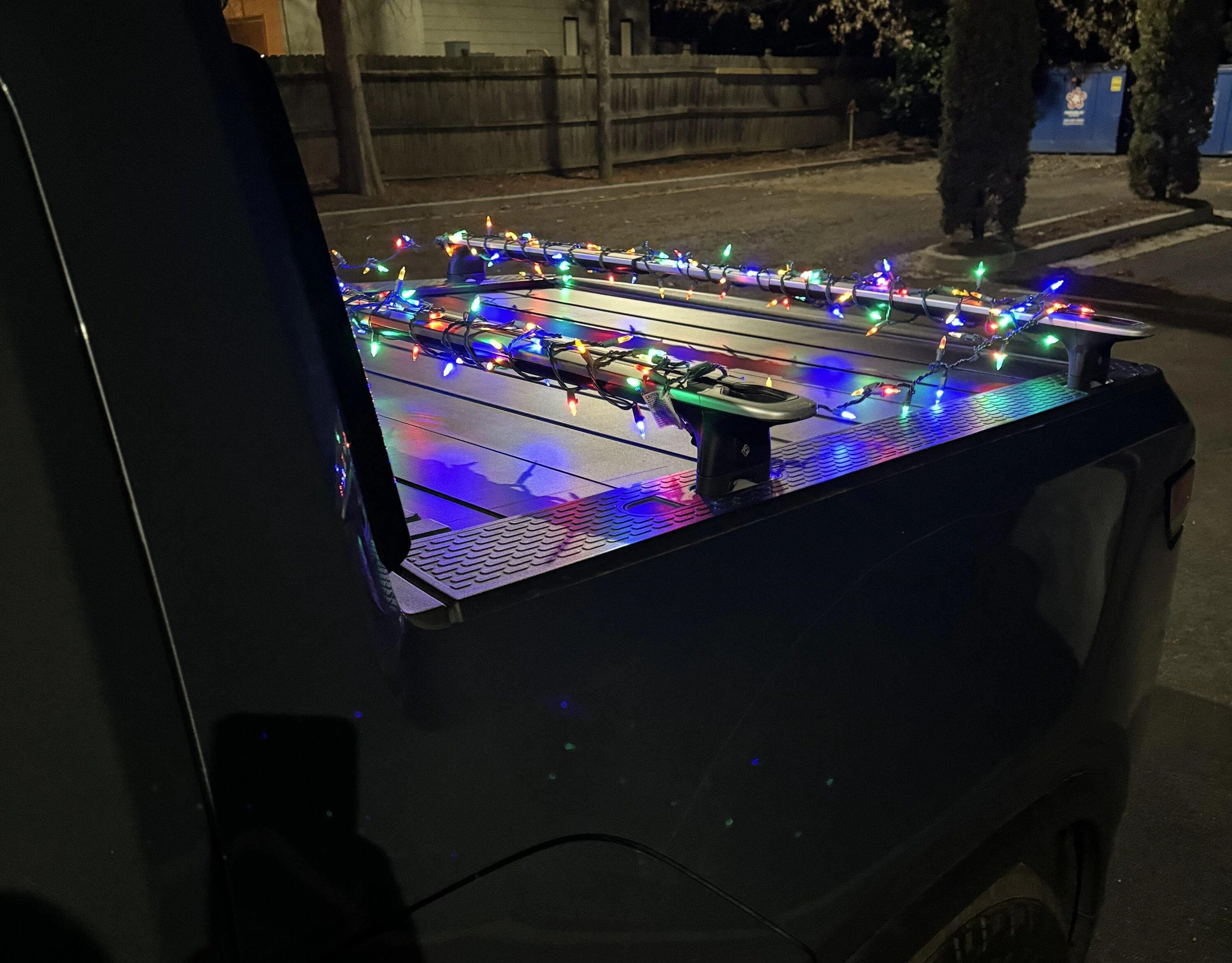 Rivian R1T R1S Spread Holiday Cheer with LED lights! IMG_0678