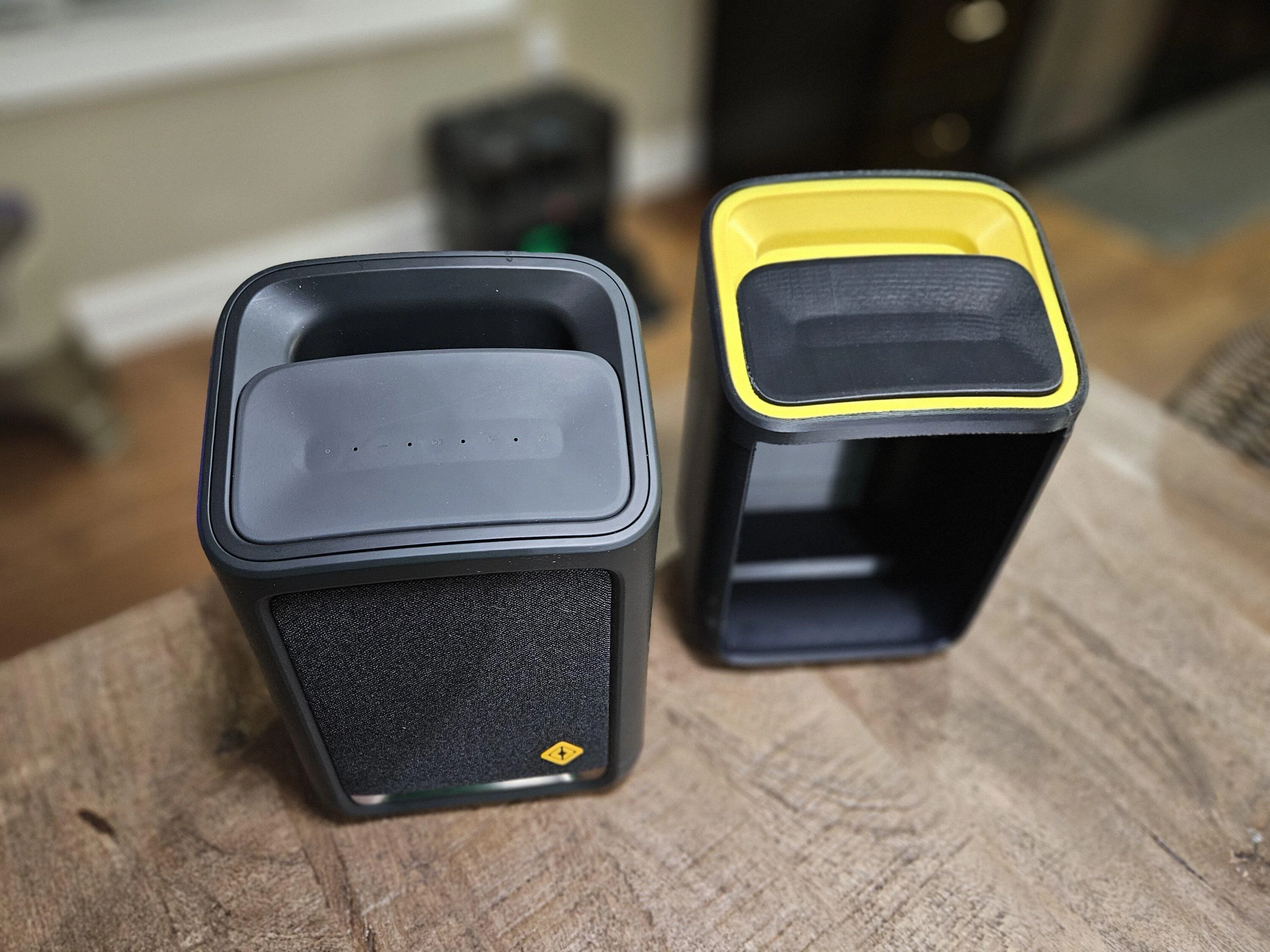 Rivian R1T R1S My 3D printed OEM-looking Camp Speaker Drawer 20231207_171522