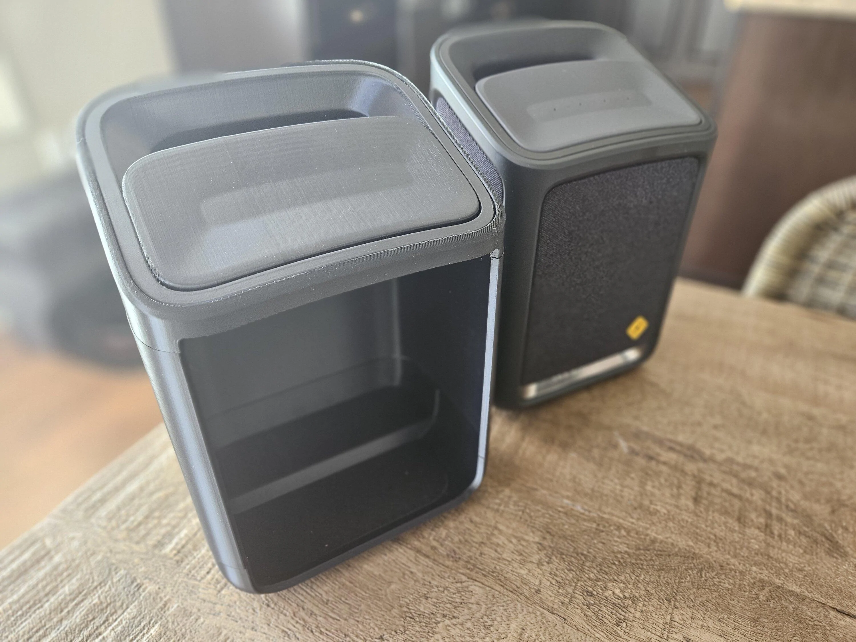 Rivian R1T R1S My 3D printed OEM-looking Camp Speaker Drawer 20231208_110322