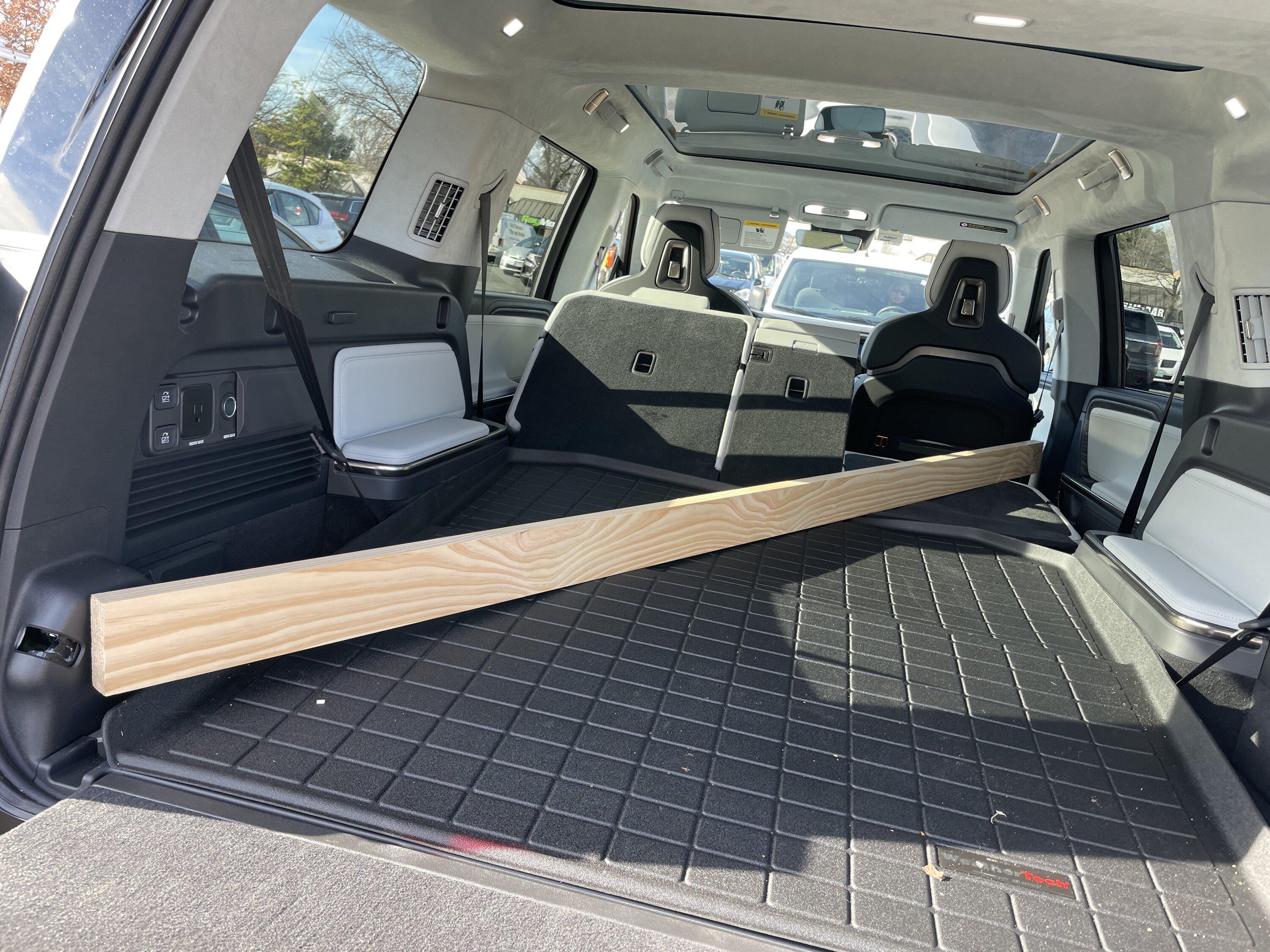 Rivian R1T R1S Interior Dimensions IMG_1547