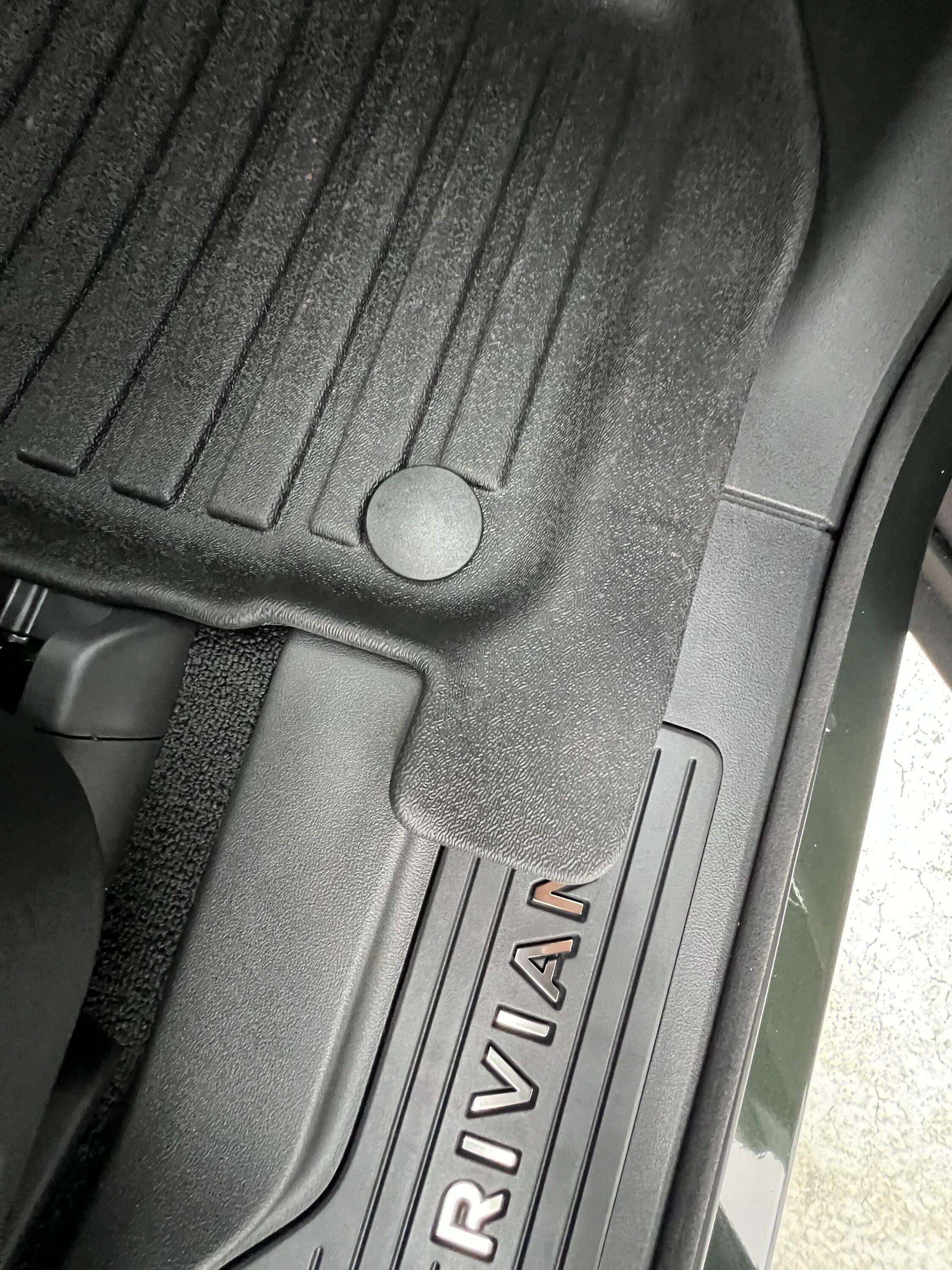 Rivian R1T R1S LinerX Floormats (All Three Rows) & Cargomat Liners (R1S/R1T) Riv-2nd-Row-Right