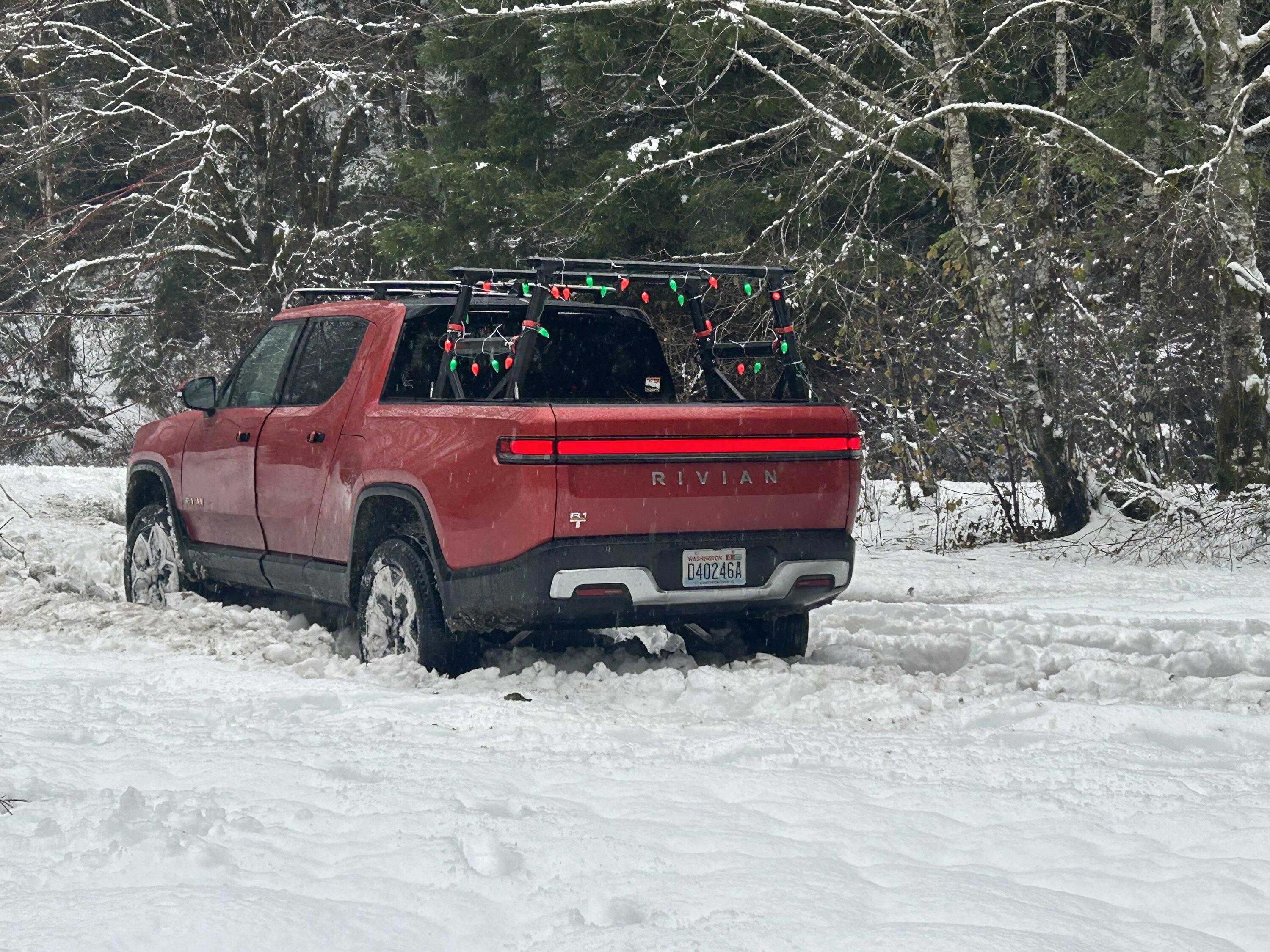 Rivian R1T R1S Spread Holiday Cheer with LED lights! IMG_0092