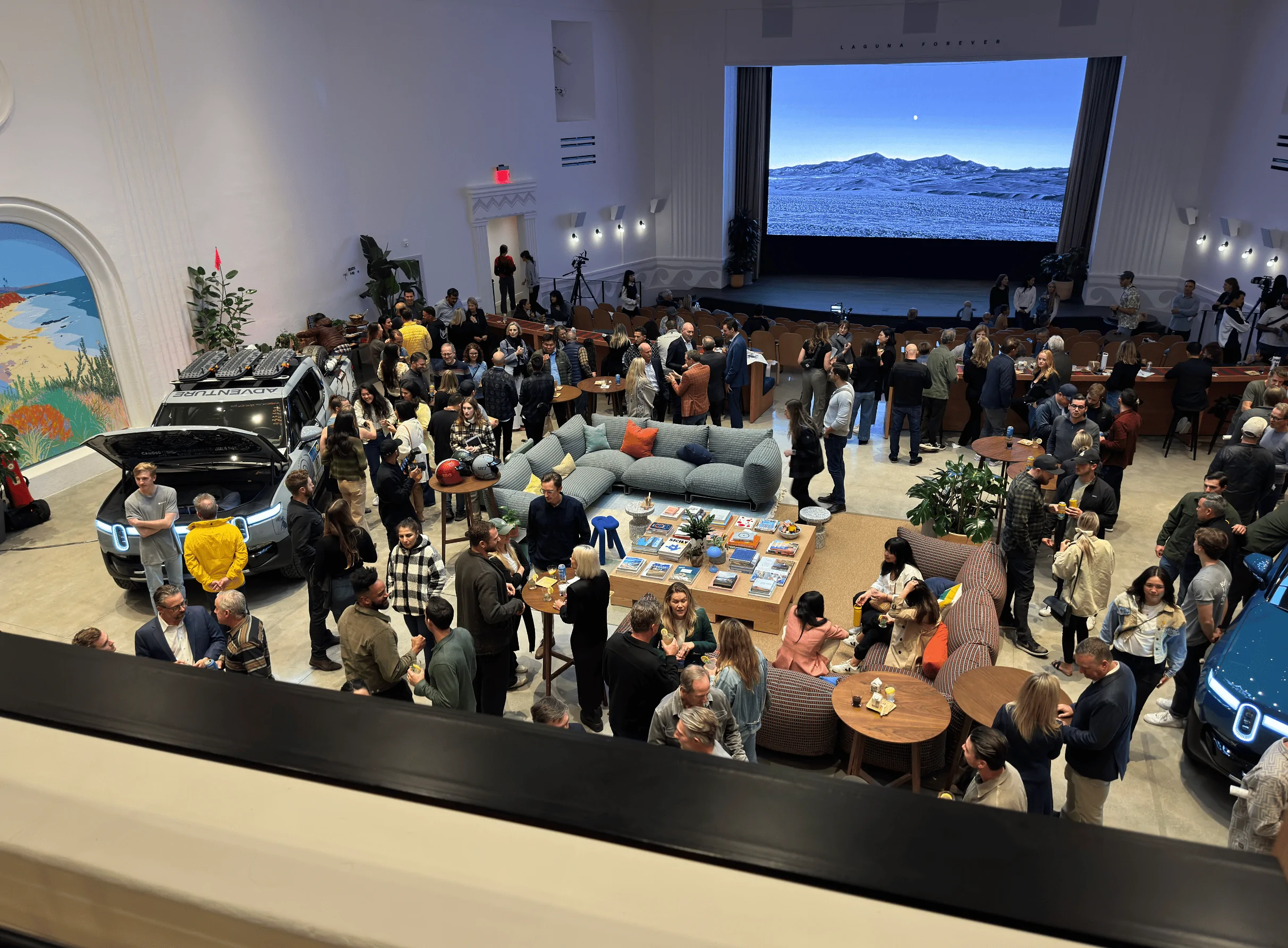 Rivian R1T R1S Rivian Laguna Beach Space Opens! - First Real Life Photos Screenshot 2023-12-09 at 07.43.02