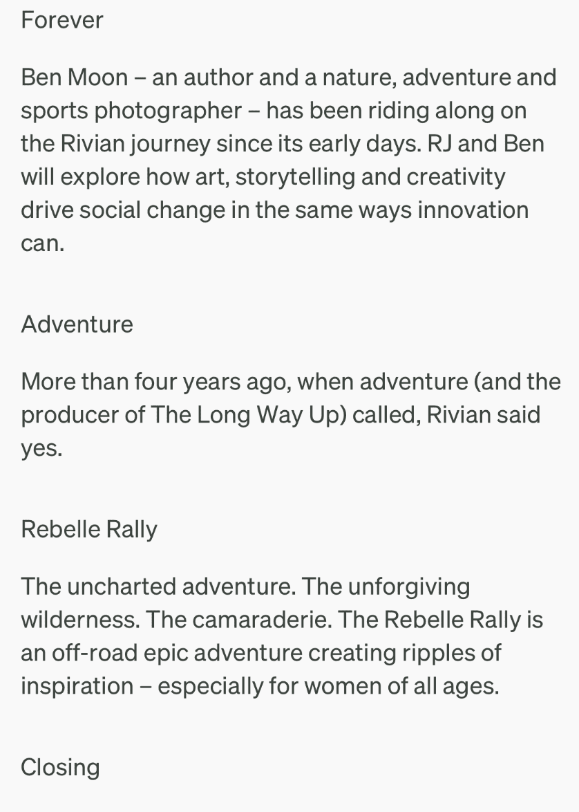 Rivian R1T R1S Rivian Laguna Beach Space Opens! - First Real Life Photos Screenshot 2023-12-09 at 07.57.31
