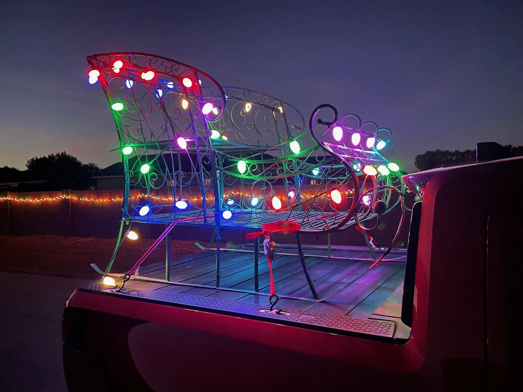 Rivian R1T R1S Spread Holiday Cheer with LED lights! xmas