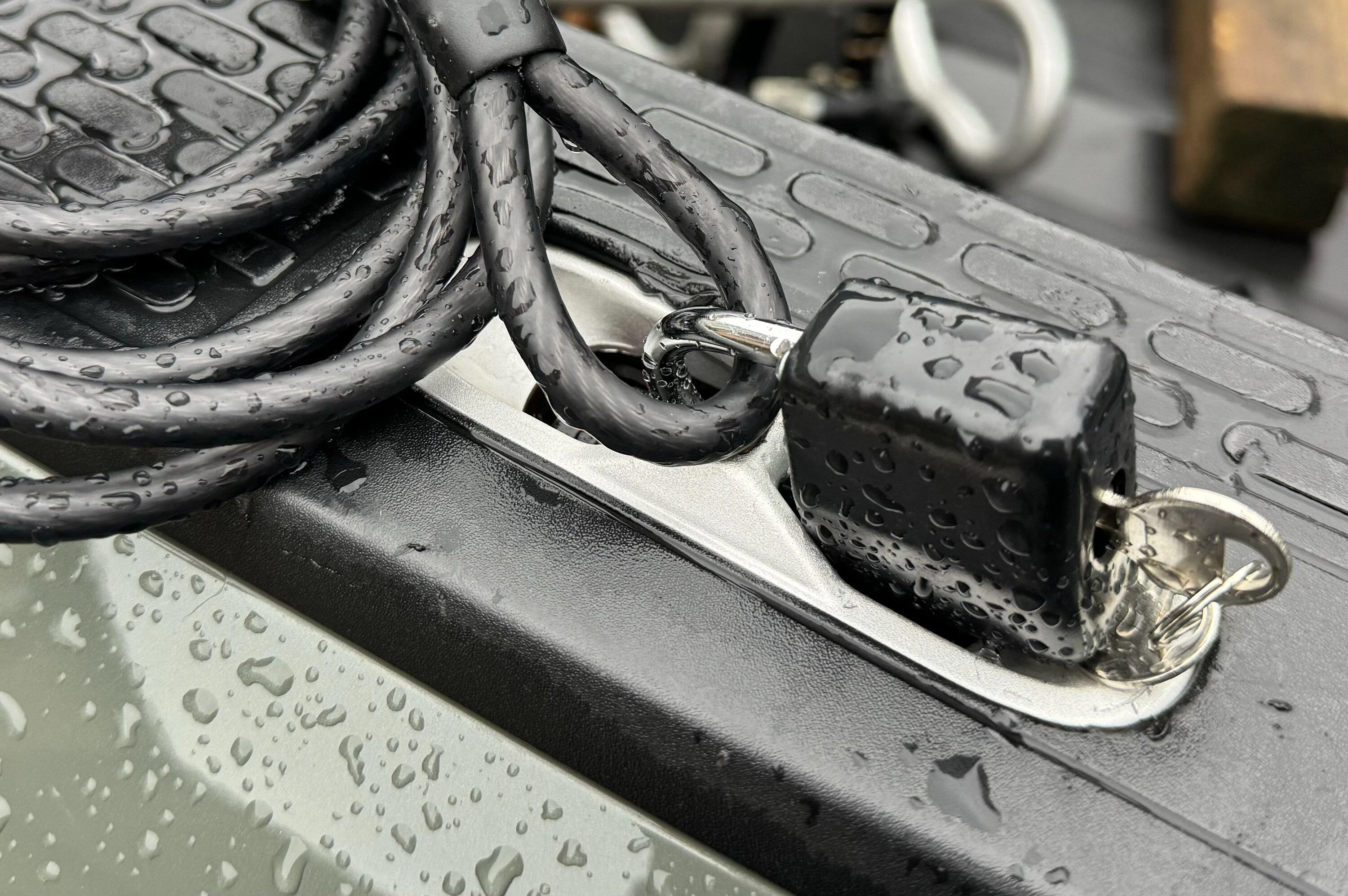 Rivian R1T R1S Gear guard cable won’t lock/unlock IMG_1286