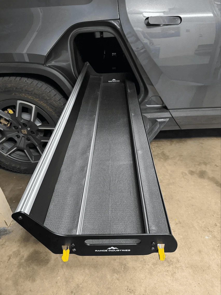 Rivian R1T R1S Range Industries Gear Tunnel Slide Screenshot 2023-12-10 at 1.33.27 PM