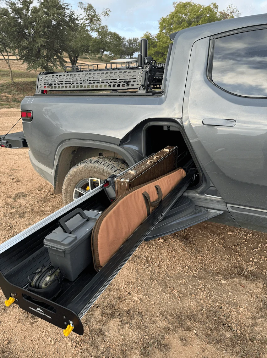 Rivian R1T R1S Range Industries Gear Tunnel Slide Screenshot 2023-12-10 at 1.35.45 PM