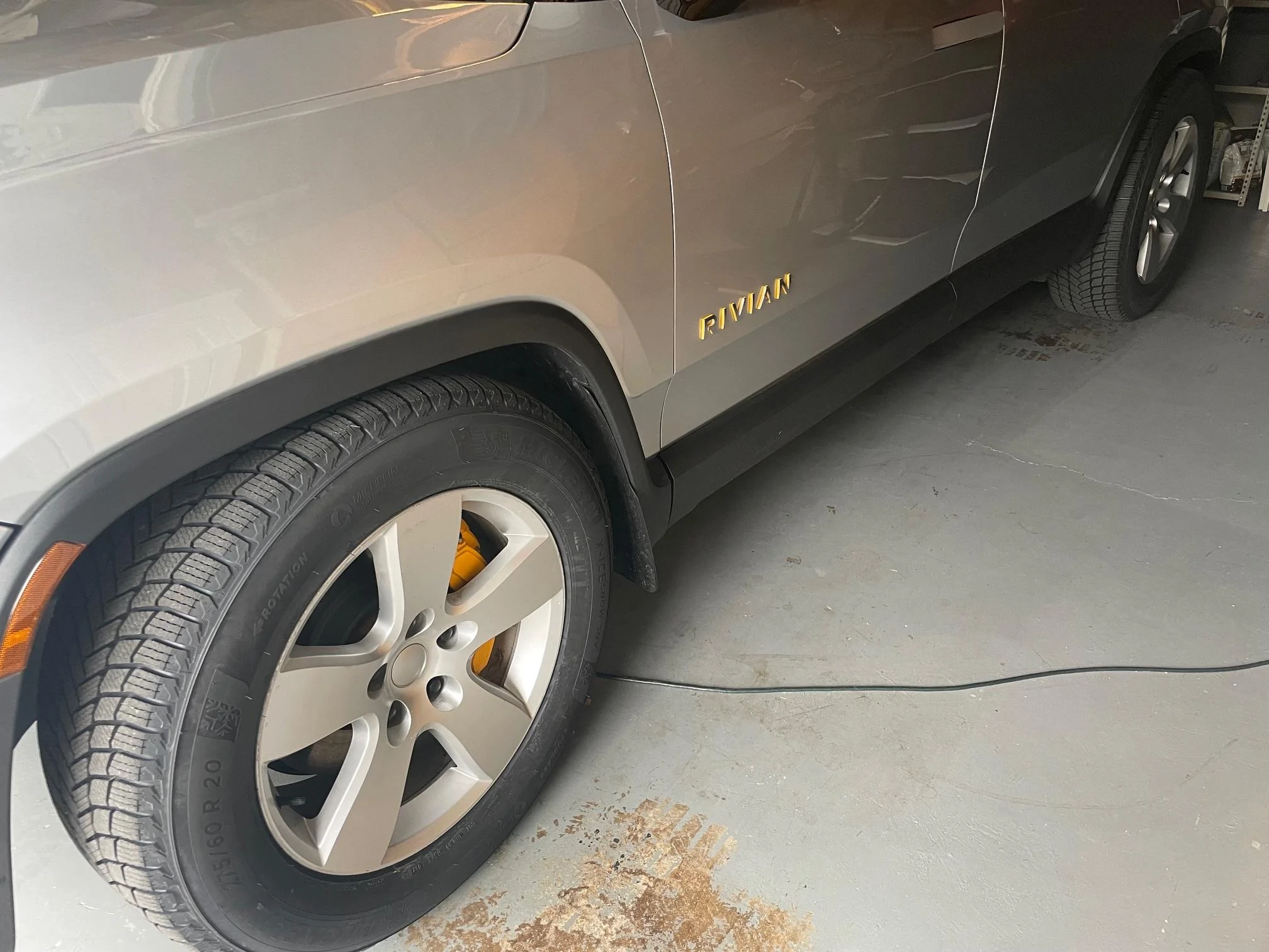 Rivian R1T R1S Ram 2363 Wheels + Snow Tire (Michelin X-Ice Snow SUV) Purchase and Install Experience IMG_8856