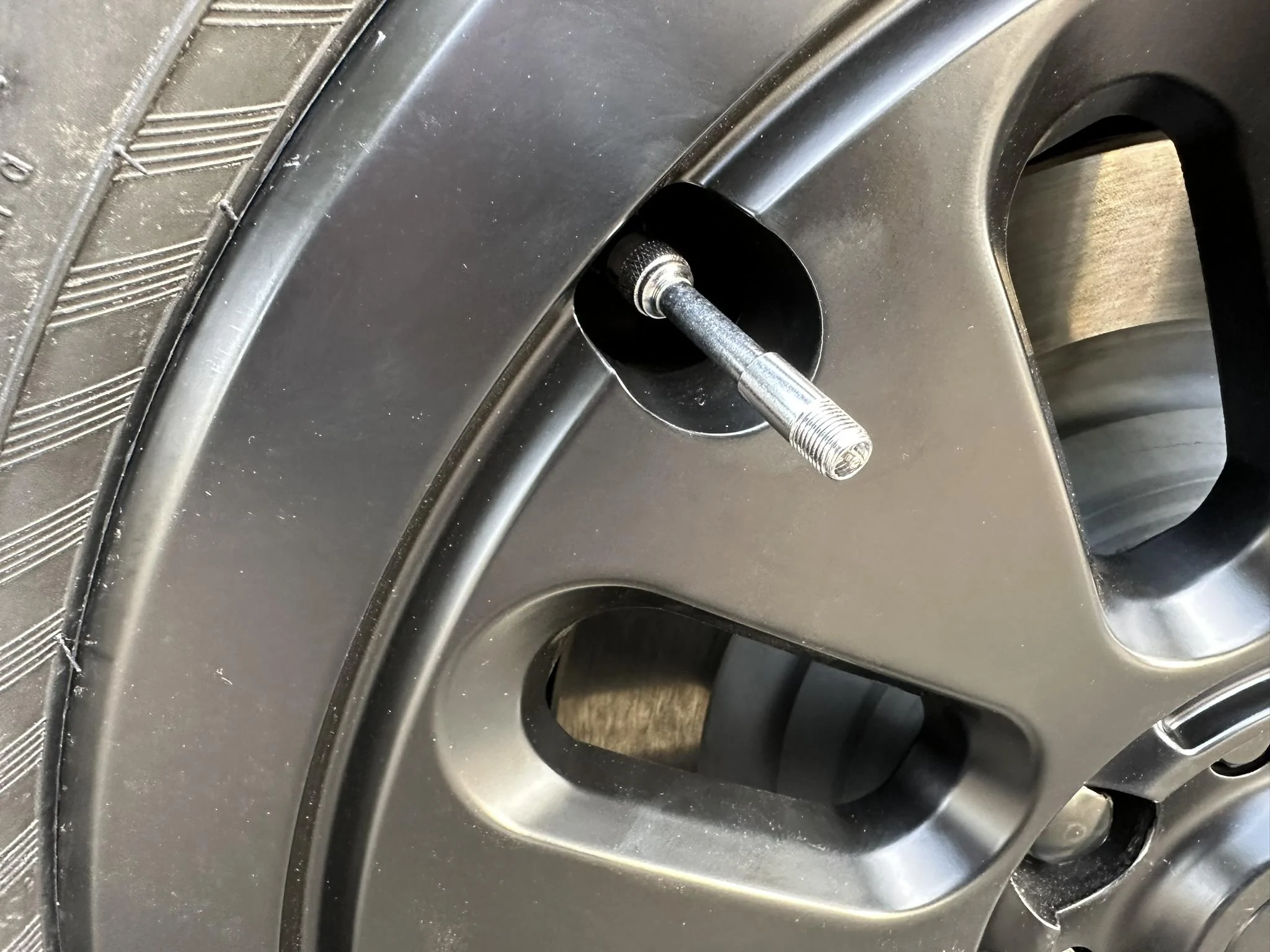 Rivian R1T R1S Installed: EV Sportline R1000 wheels and Nokian Hakkapeliitta LT3 winter tires IMG_0576