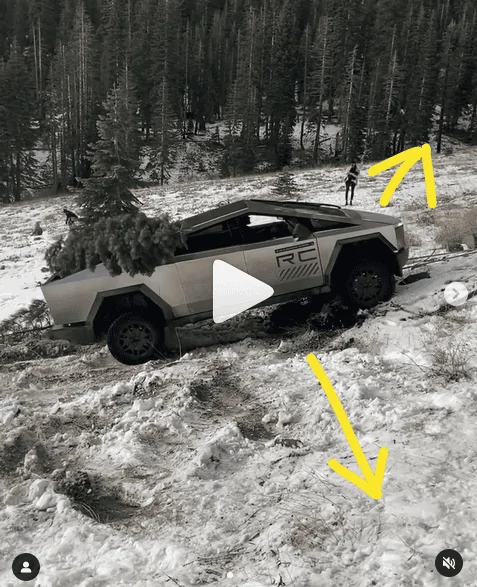 Rivian R1T R1S Cybertruck taking the road less traveled 1702400155721