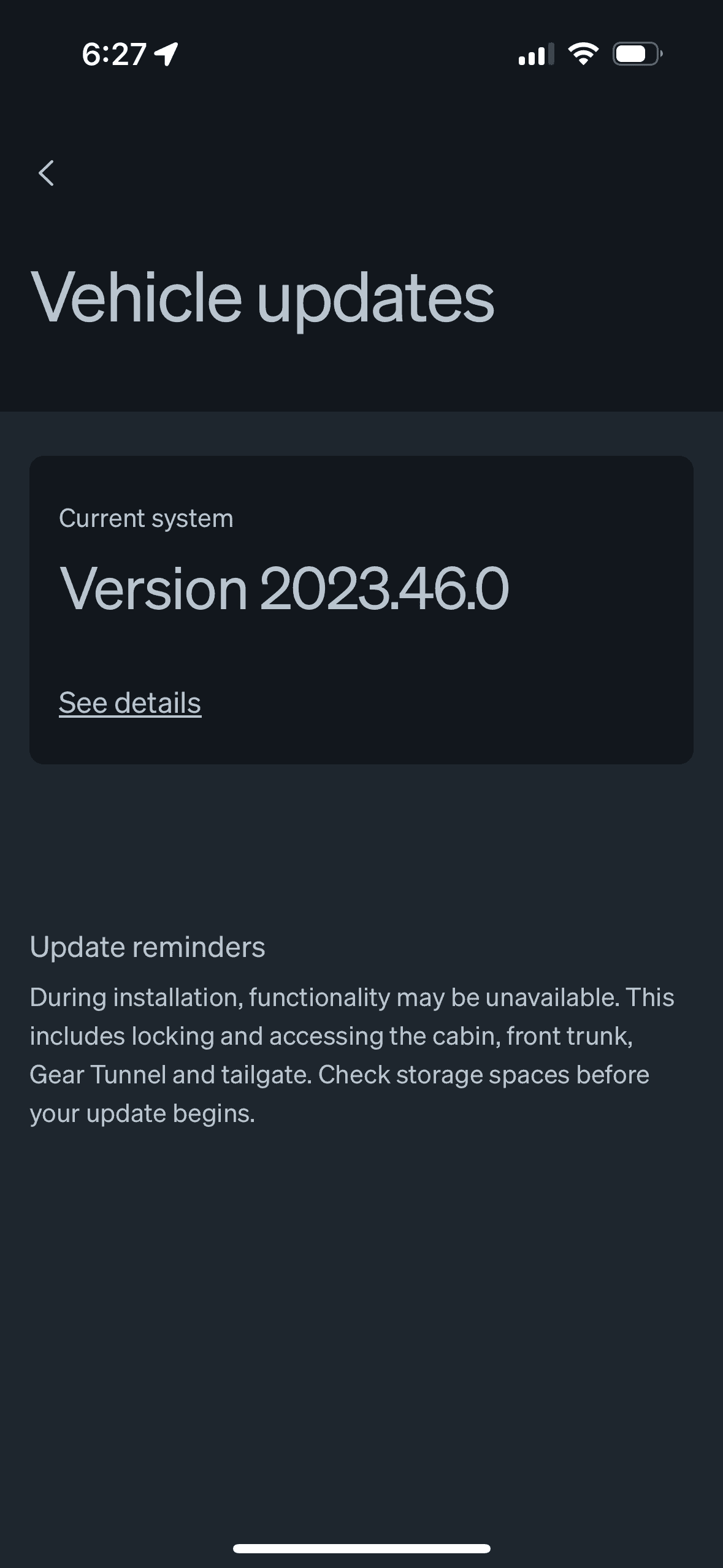 Rivian R1T R1S Software Update 2023.46.0 is rolling out IMG_0015