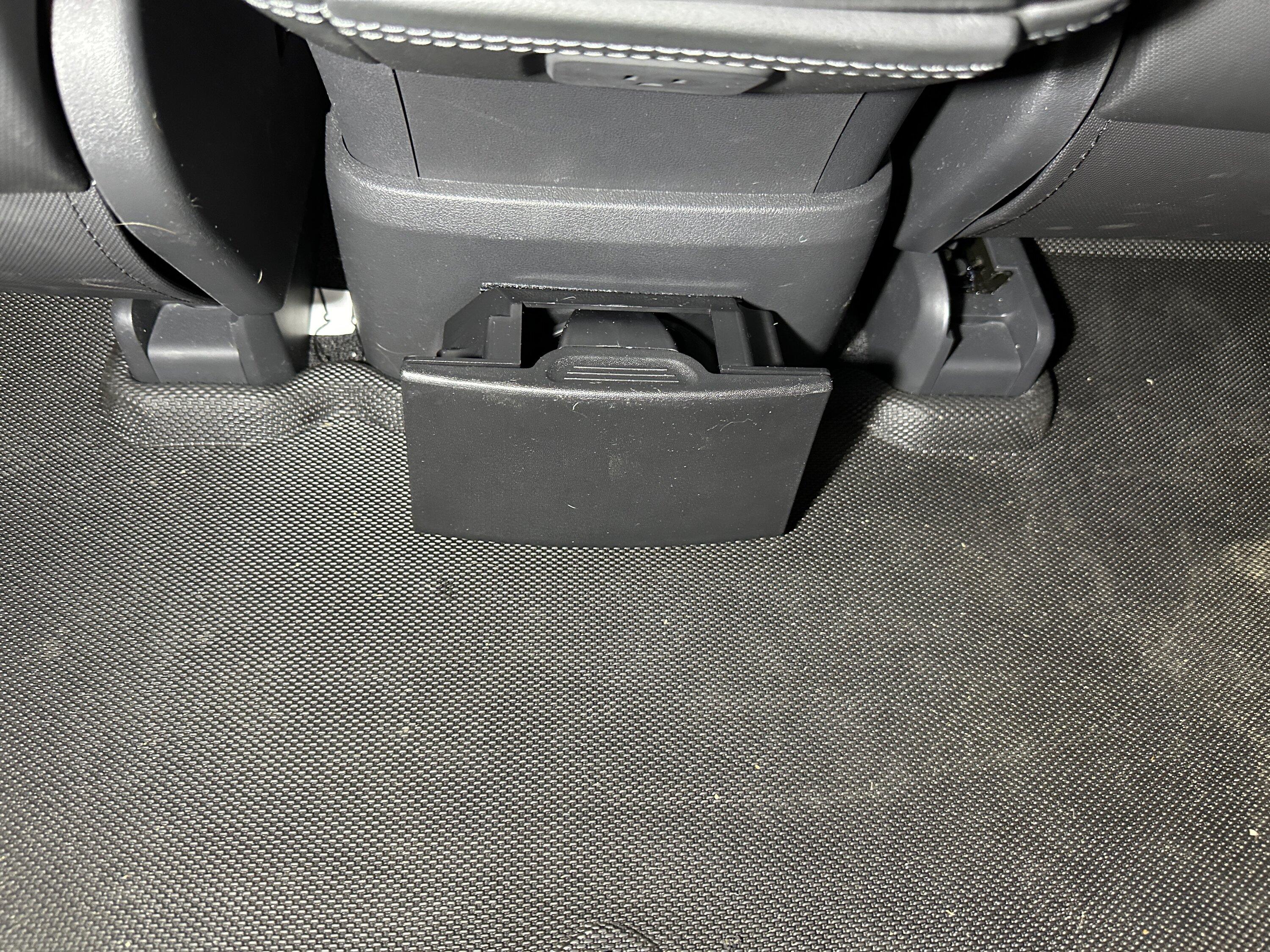 Rivian R1T R1S Additional Second Row Cupholders DIY Mod -- dual cupholder added to center console IMG_8674