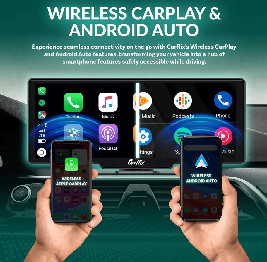 Rivian R1T R1S CarPlay & Android Auto Smart Dash Screen has arrived!  New from EVSportline.com 1702436386707
