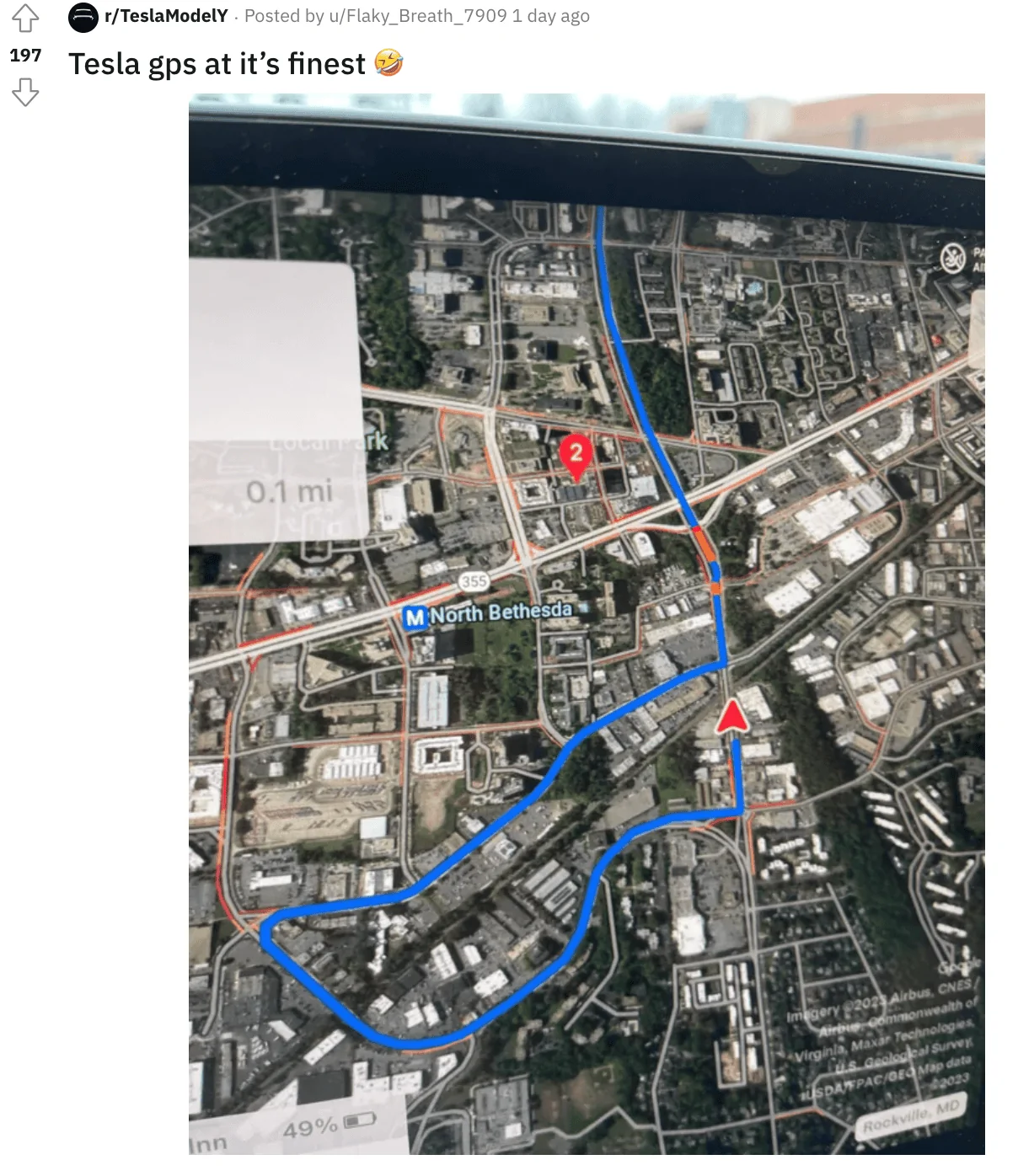 Rivian R1T R1S navigation system the worst there is. 1702472496154