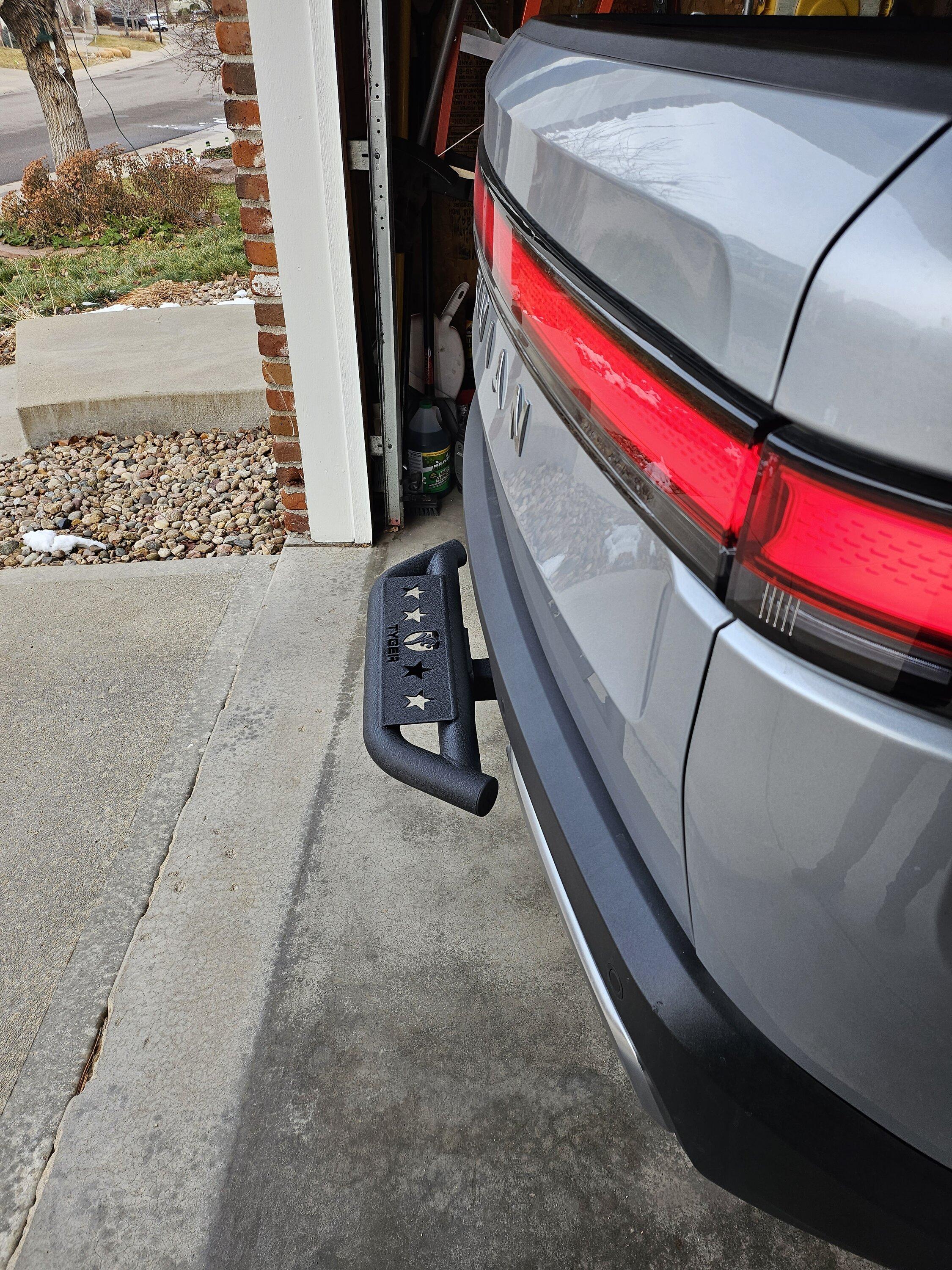Rivian R1T R1S Super Heavy Duty Hitch Step / Bumper Protector with Photos 20231213_134953