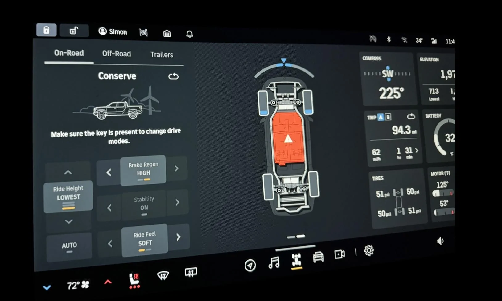 Rivian R1T R1S Update: 2023.46.0 infotainment issue: lose infotainment system after 3 minutes IMG_5829