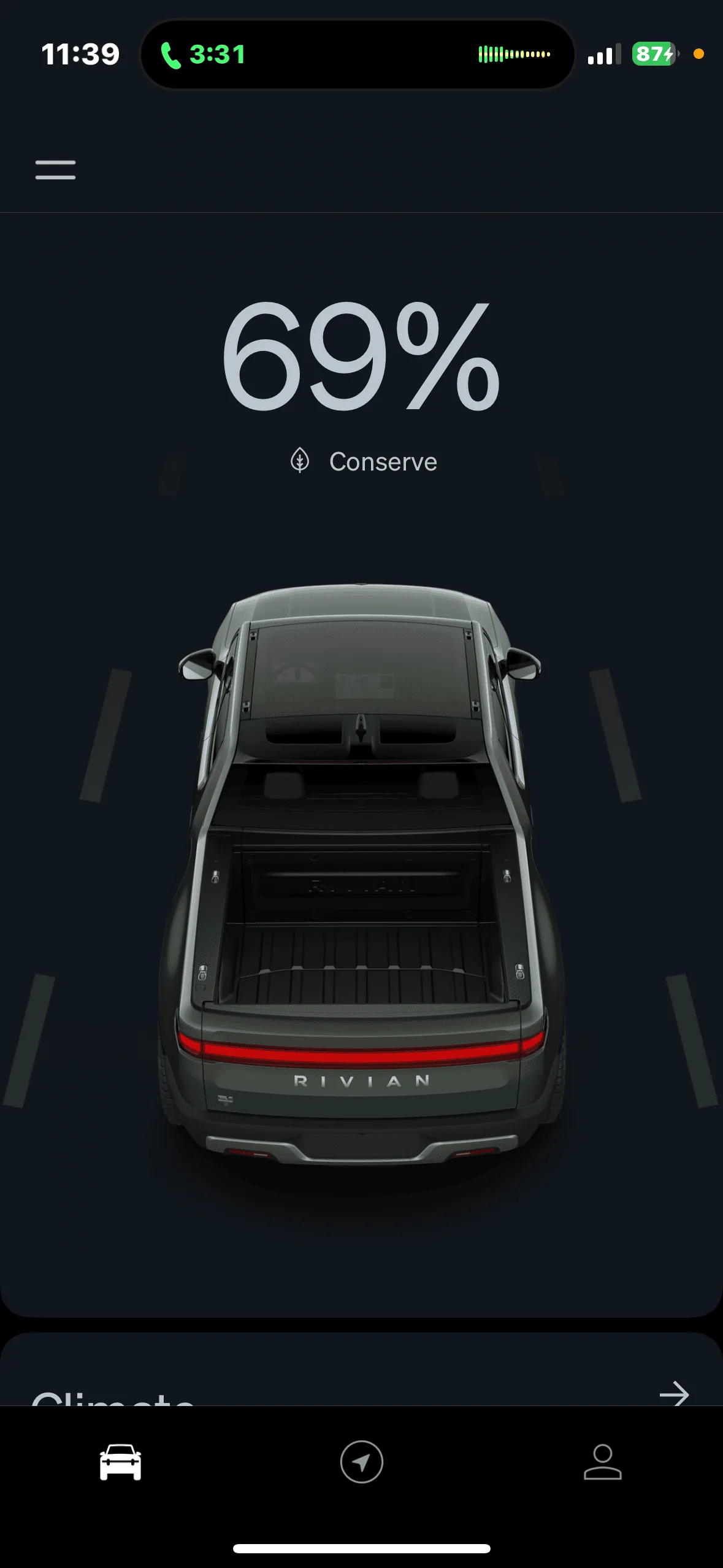 Rivian R1T R1S Update: 2023.46.0 infotainment issue: lose infotainment system after 3 minutes IMG_5824