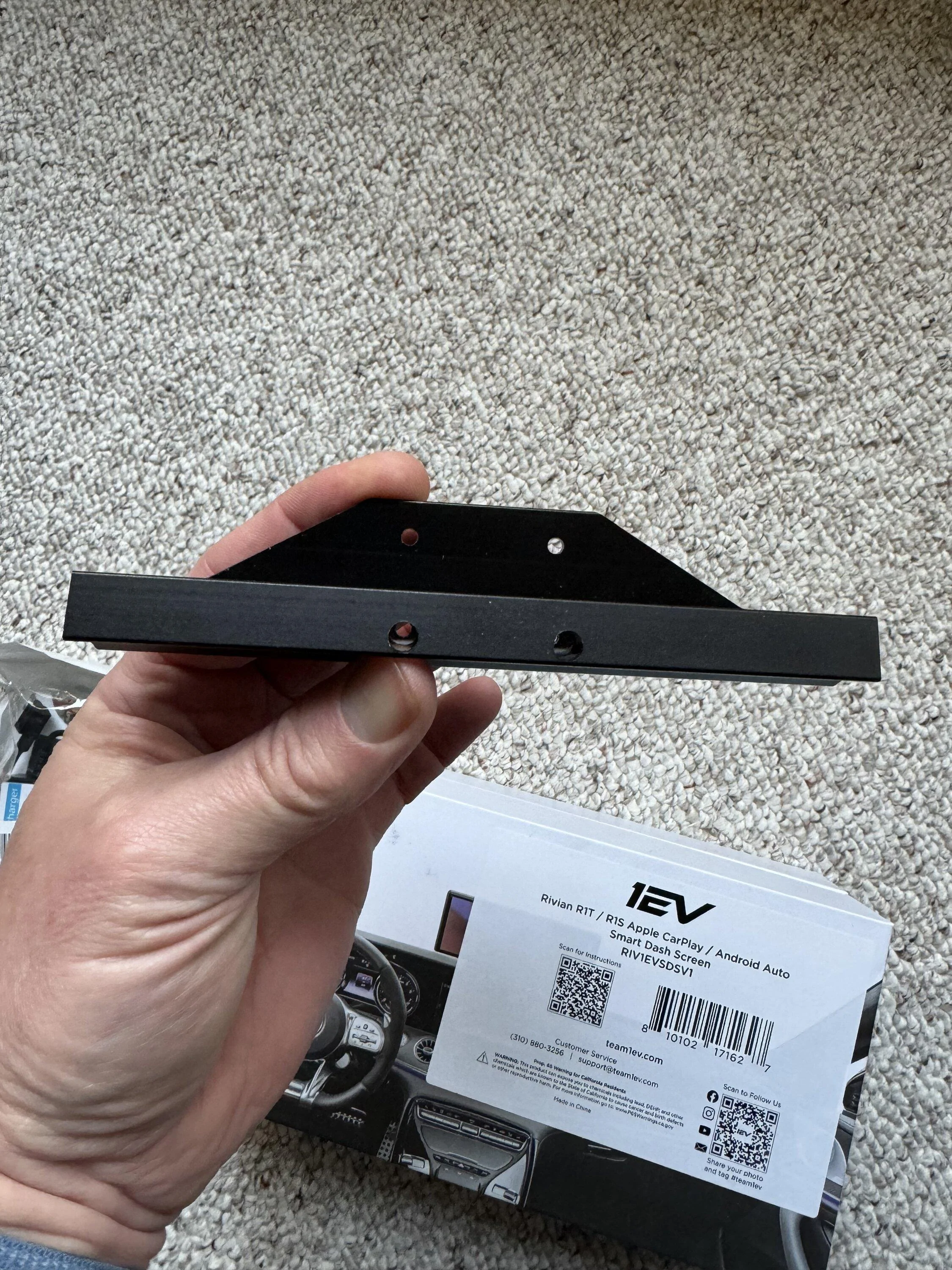 Rivian R1T R1S CarPlay & Android Auto Smart Dash Screen has arrived!  New from EVSportline.com IMG_0017