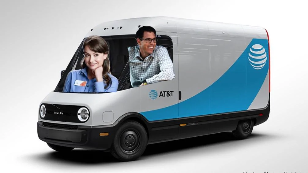 Rivian R1T R1S AT&T signs deal to buy Rivian EDV Vans, R1T and R1S! IMG_7434