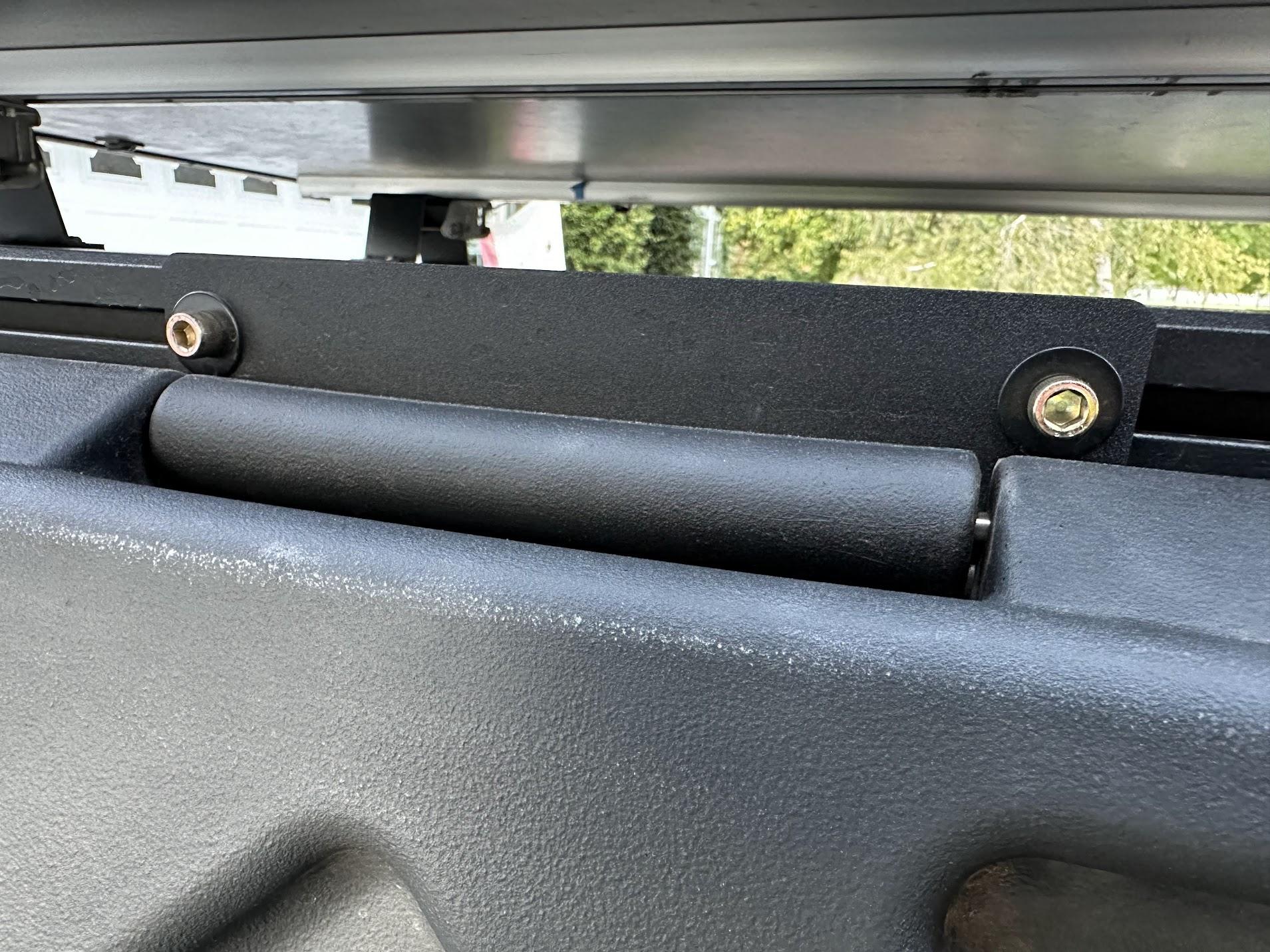 Rivian R1T R1S The Mounting Company's Pelican Boxes mounted on Xtrusion Overland Bed Rack IMG_5260 (1)