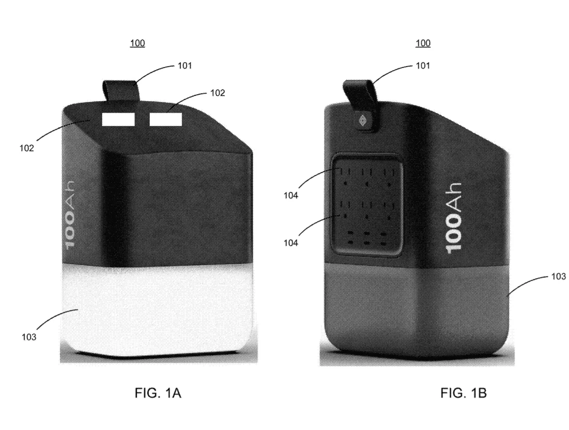 Rivian R1T R1S Rivian's 100Ah Battery Bank (Camp Speaker Replacement) Patent Screenshot 2023-12-15 at 22-35-17 Patent Public Search USPTO