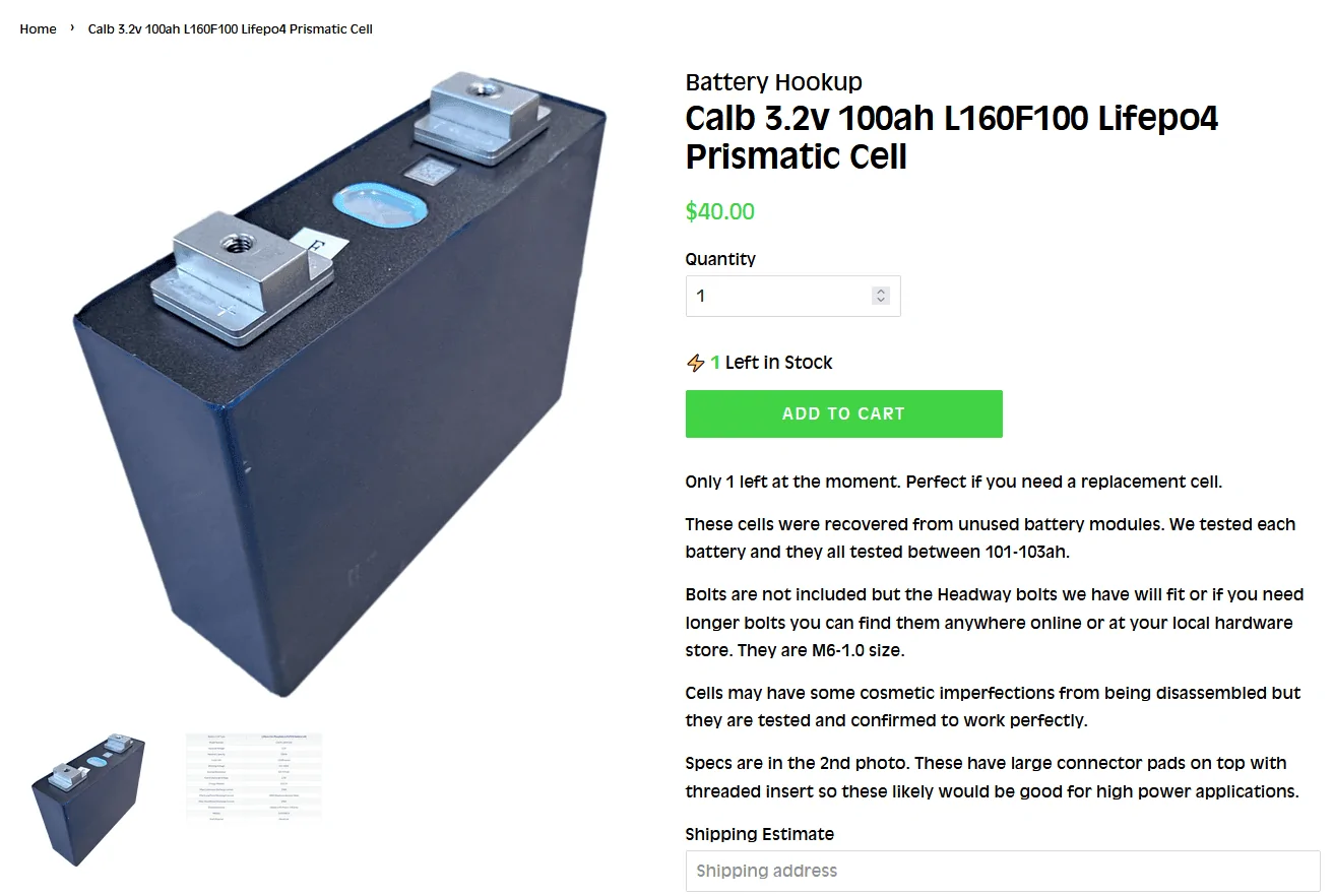 Rivian R1T R1S Rivian's 100Ah Battery Bank (Camp Speaker Replacement) Patent 1702737054286