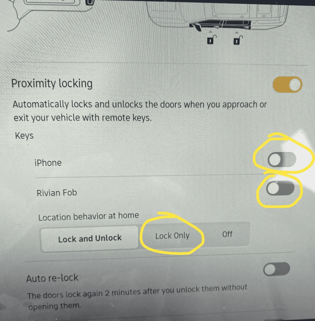 Rivian R1T R1S Locking the doors manually from outside 1702840212990