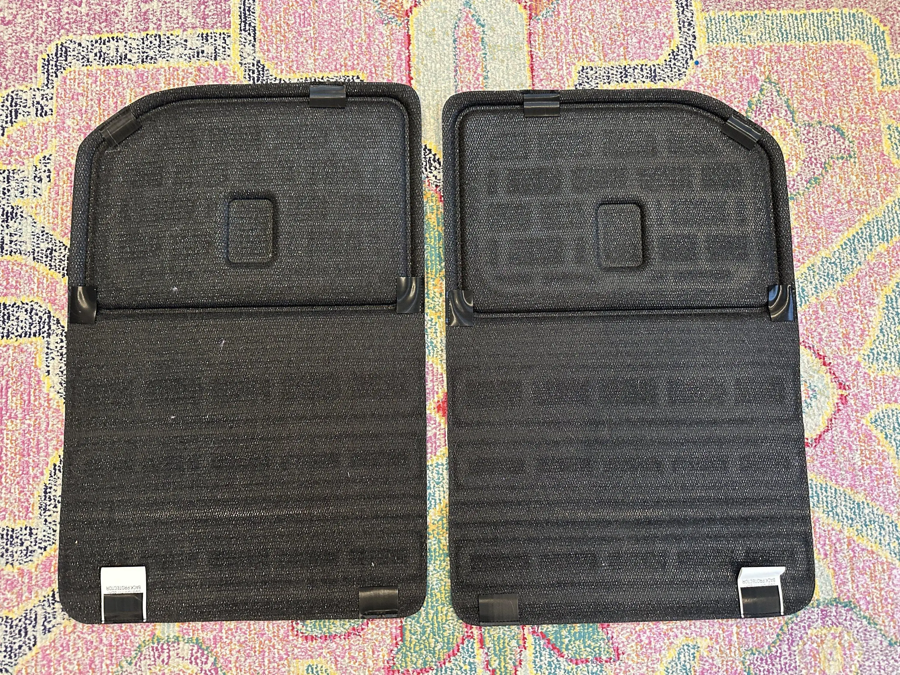 Rivian R1T R1S 3D Maxpider Seatback Protector (3rd row) installed pics IMG_8841