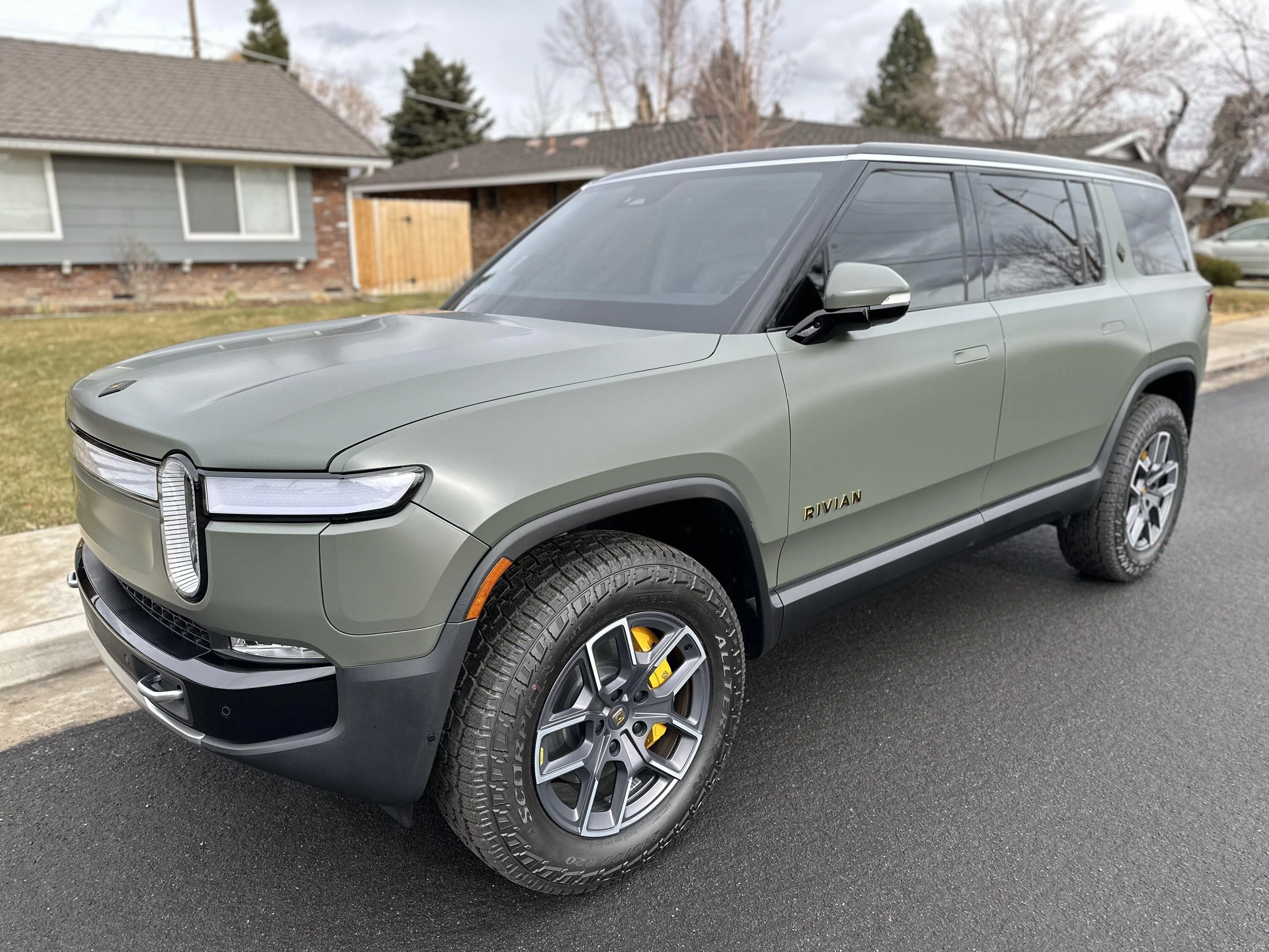 Rivian R1T R1S Launch Green R1S Stealth PPF Pics IMG_2082