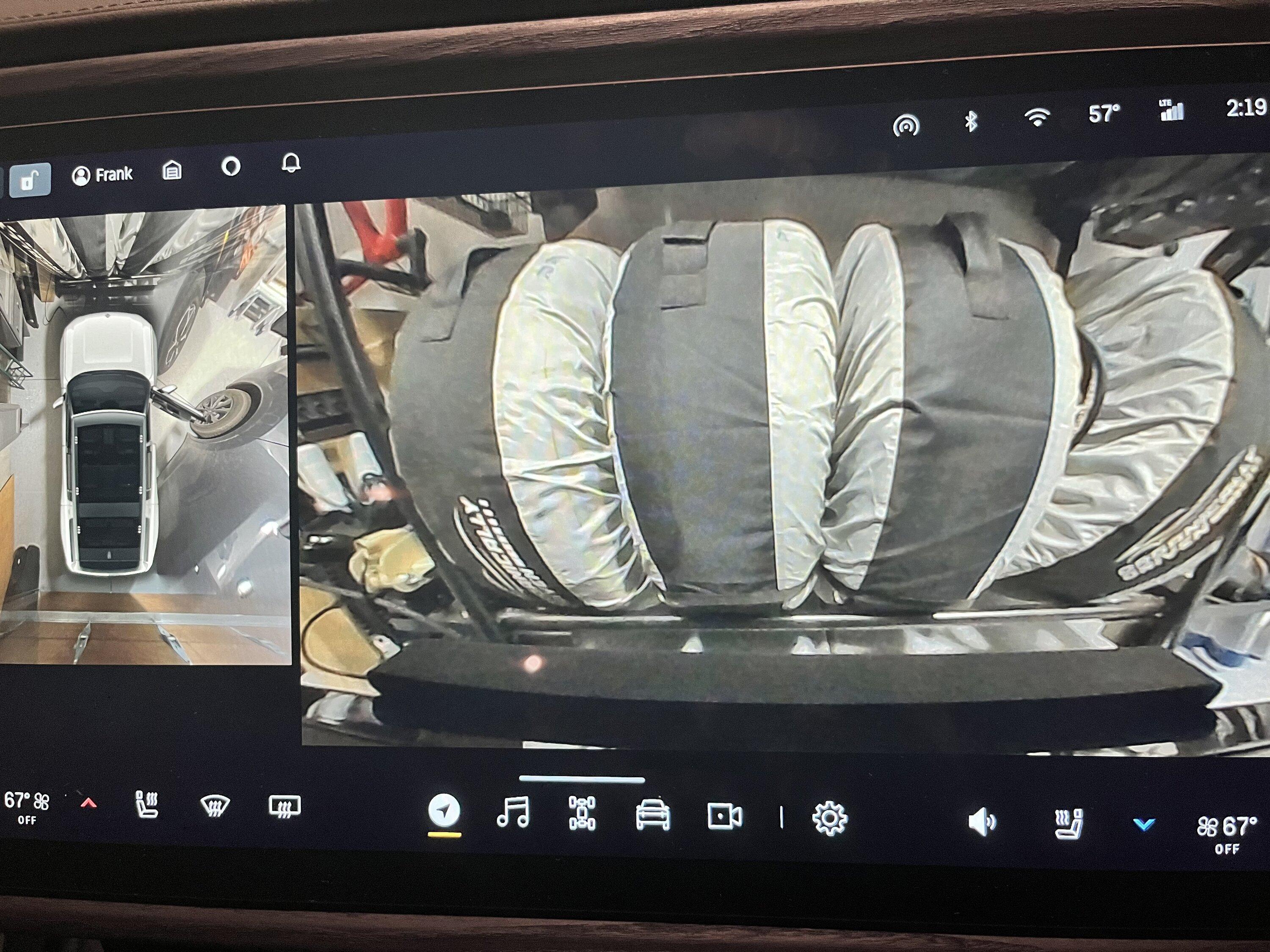 Rivian R1T R1S Camera View staying on after backing out and then shifting to Drive forward? IMG_5450