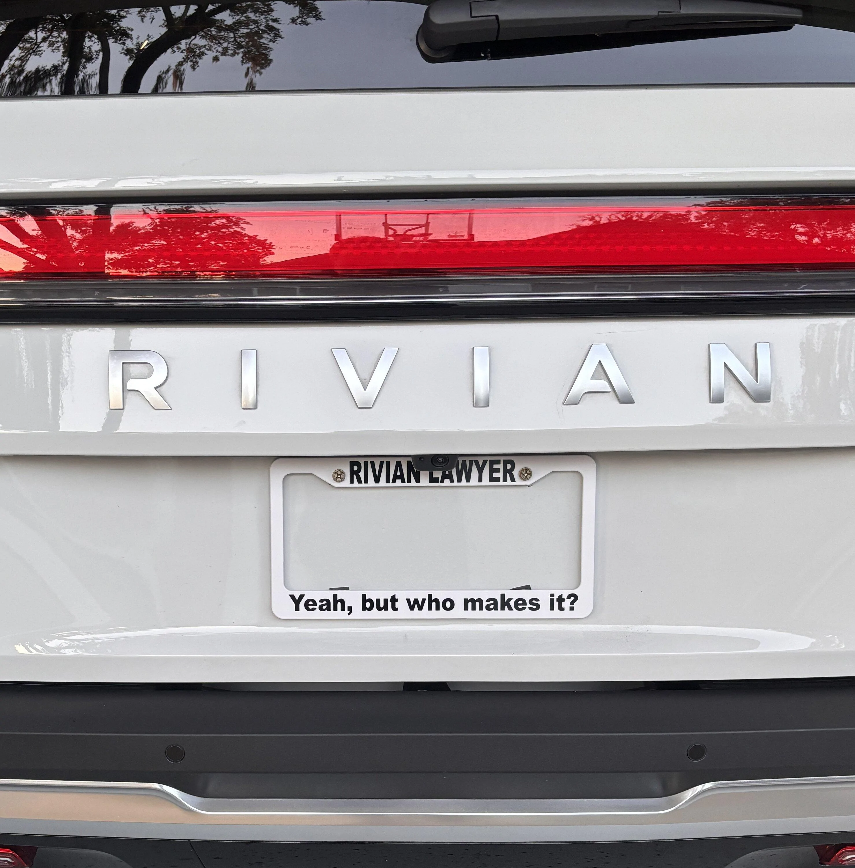 Rivian R1T R1S New license plate frame IMG_1785