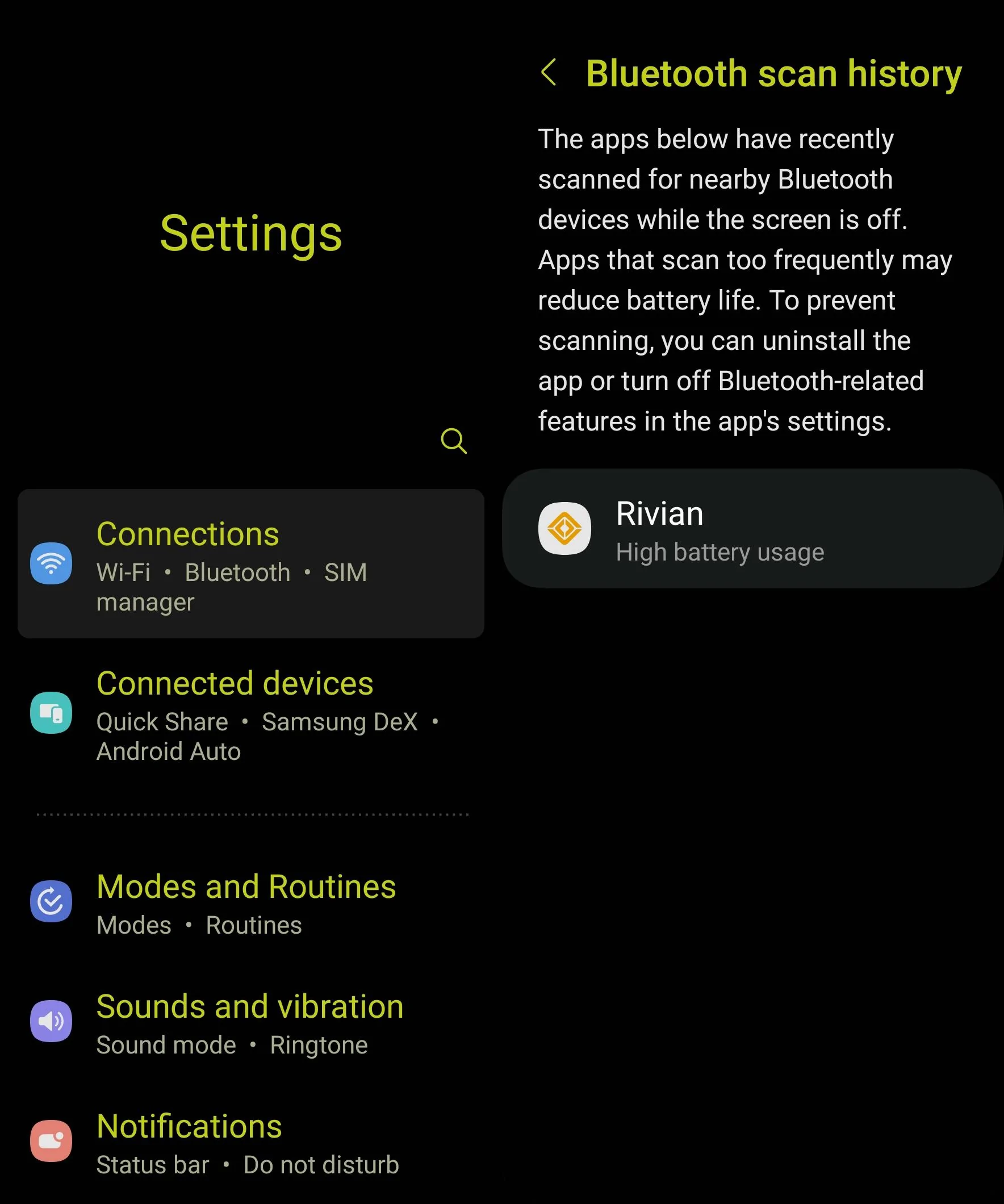 Rivian R1T R1S Bluetooth off PAAK still unlocks? Screenshot_20231222_212040_Settings
