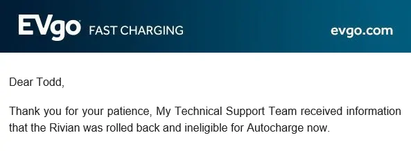 Rivian R1T R1S First RAN charge required the app 1703367733550