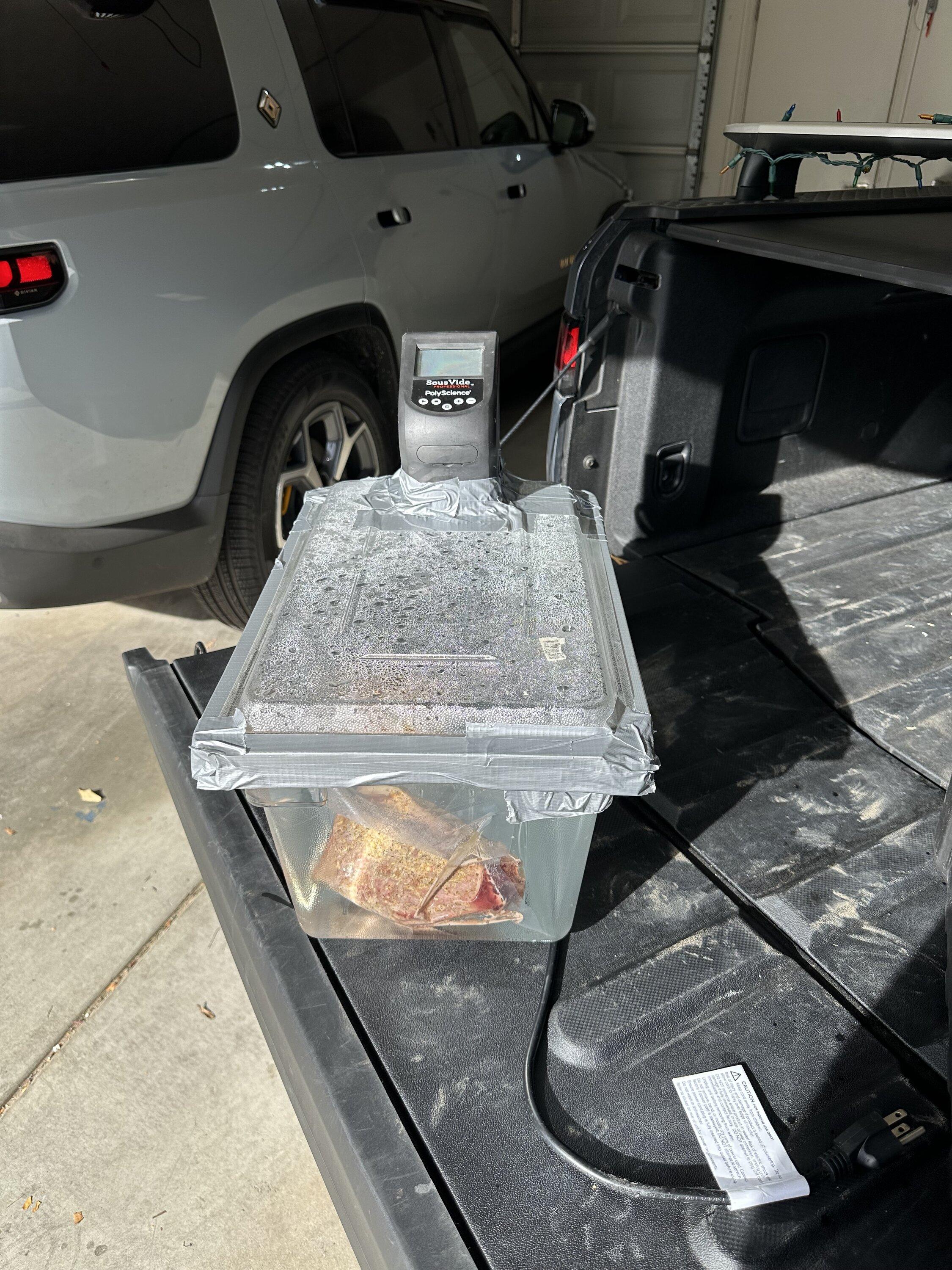 Rivian R1T R1S Cooking Xmas Dinner While Driving UPDATED IMG_2781
