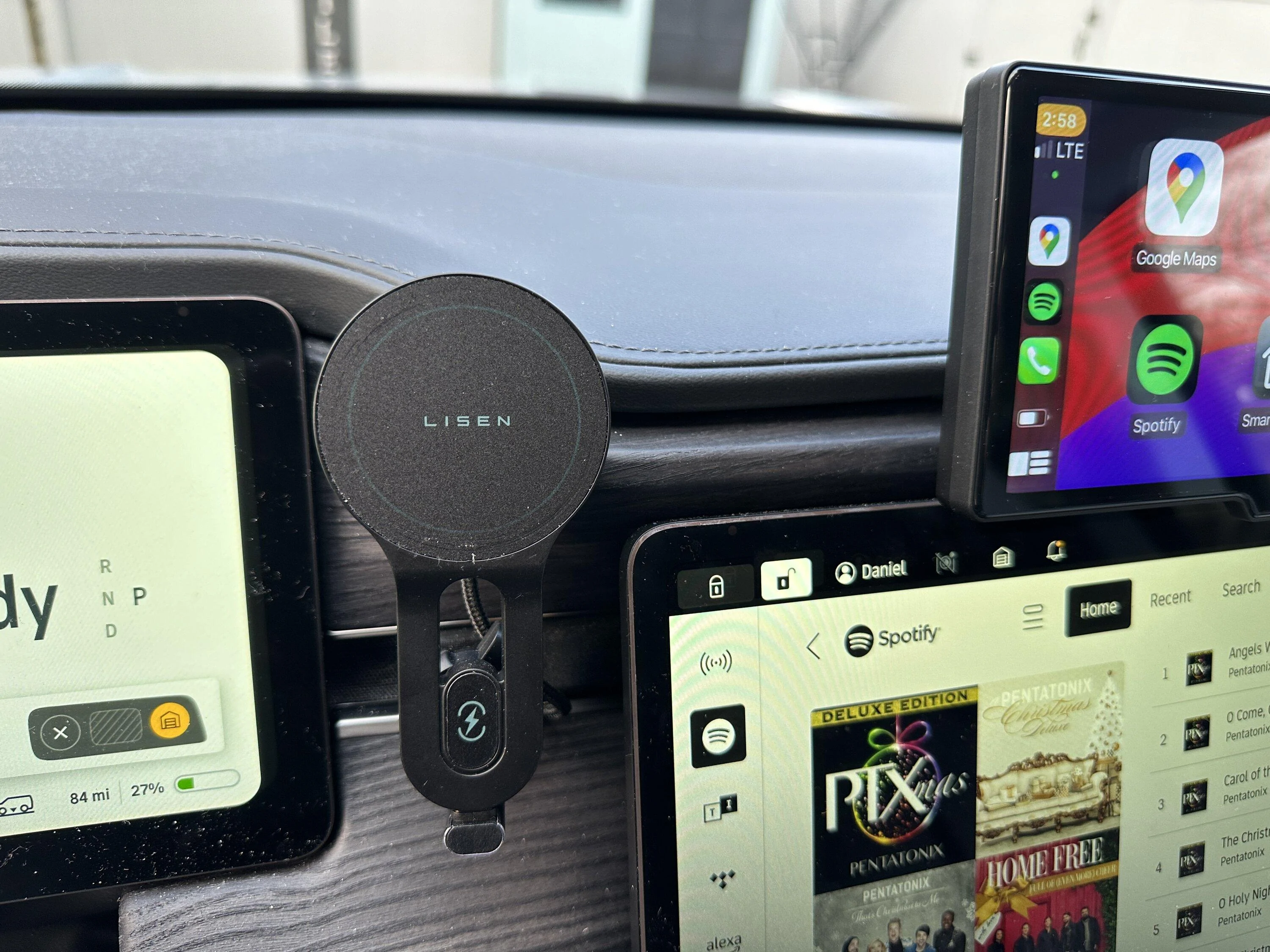 Rivian R1T R1S My EV Sportline CarPlay Display Hidden Wires Install IMG_8922