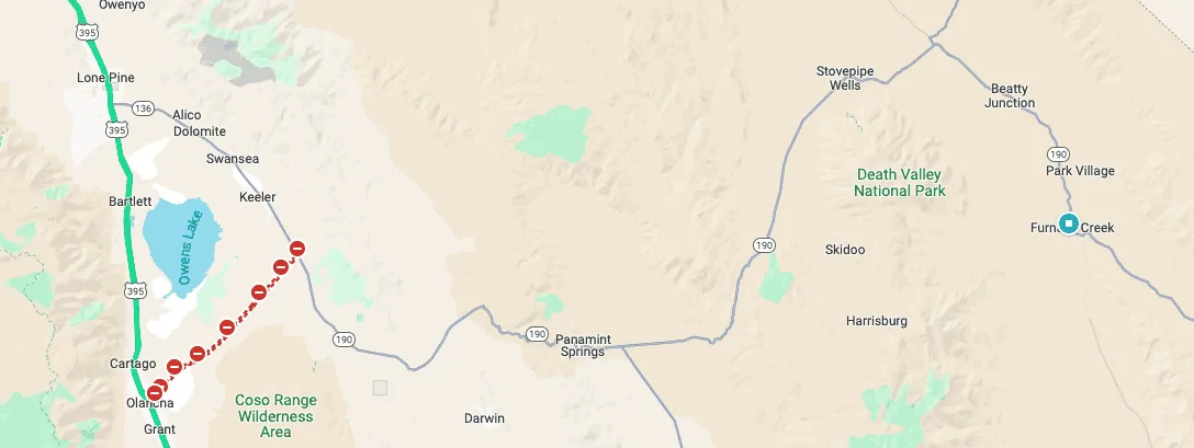 Rivian R1T R1S Charging near J-Tree and Death Valley 1703600408668