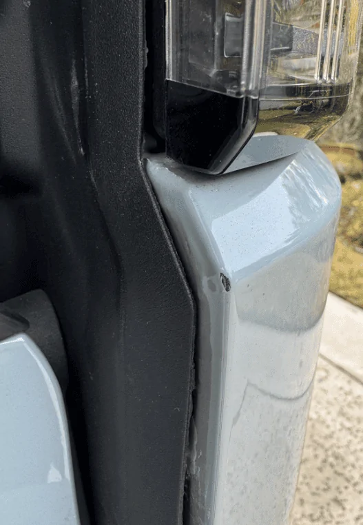 Rivian R1T R1S How does Rivian address delivery paint chips? 1703659722909