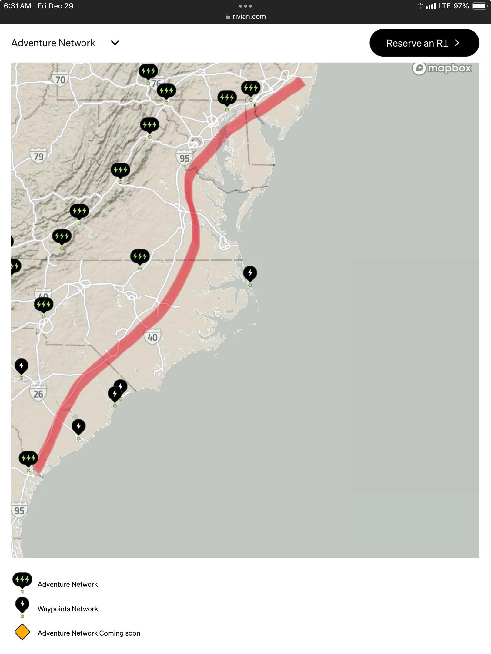 Rivian R1T R1S Touring east coast RAN locations IMG_1356