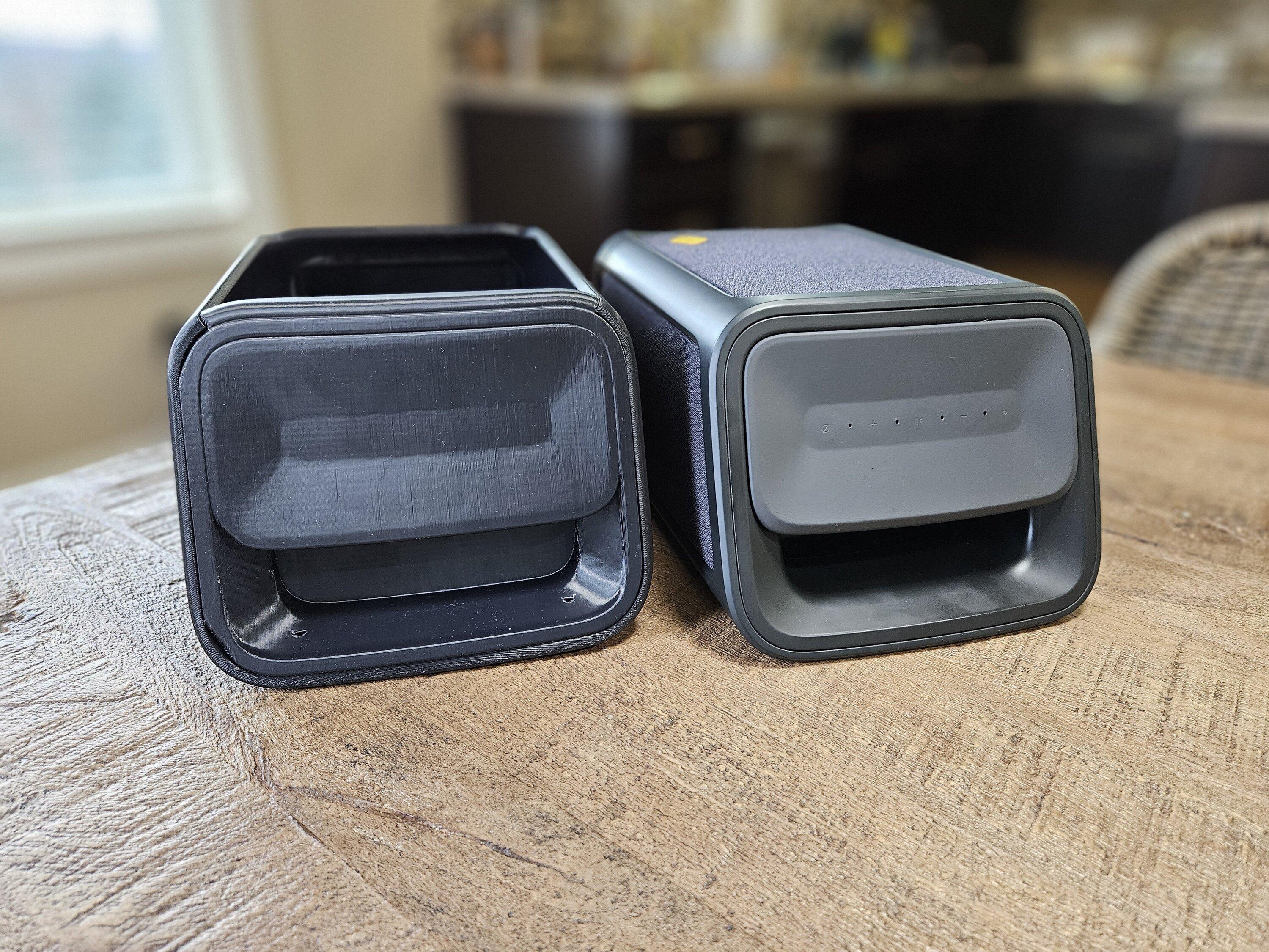 Rivian R1T R1S My 3D printed OEM-looking Camp Speaker Drawer 20231229_151845