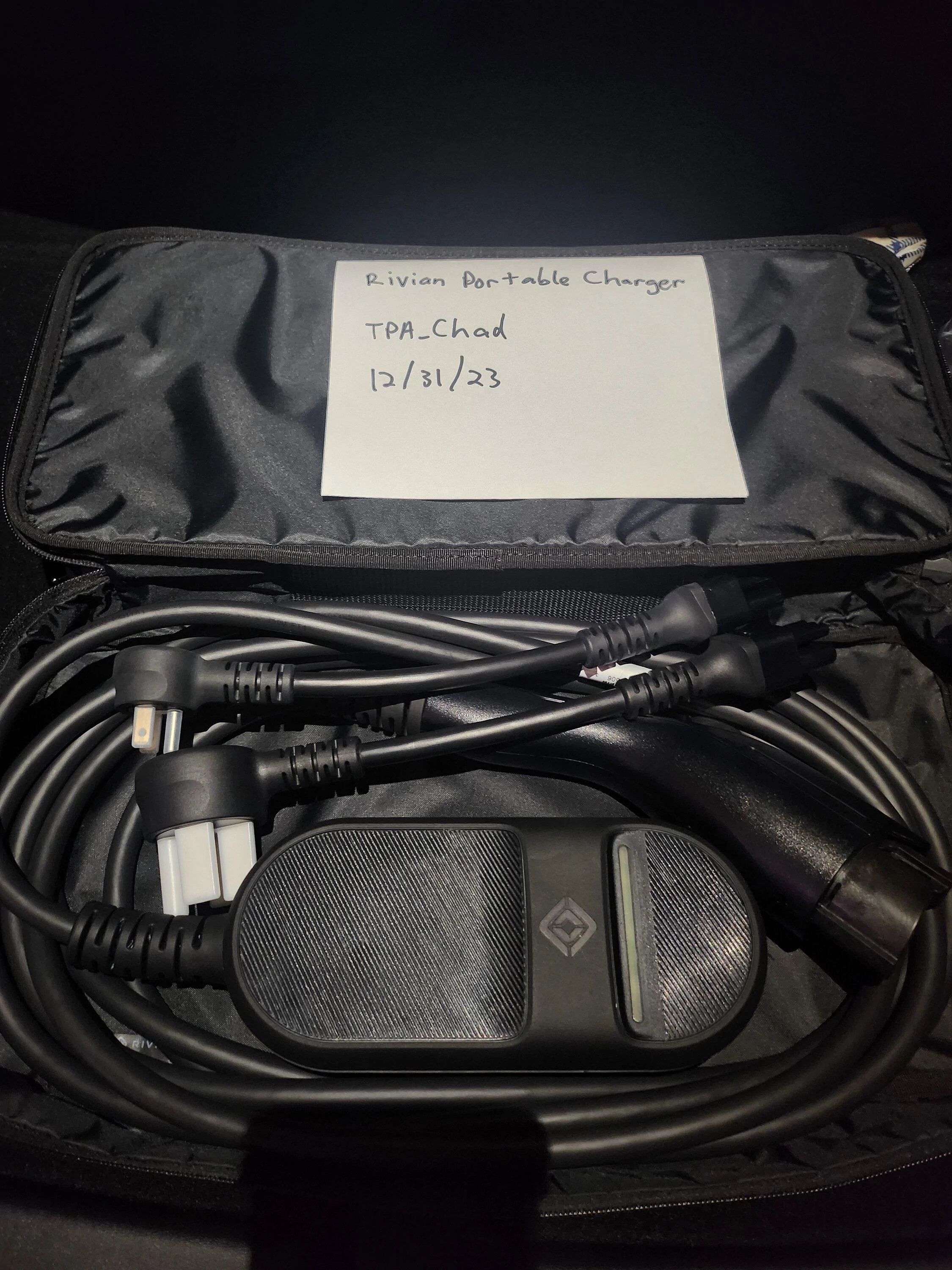 Rivian R1T R1S New Rivian Portable Charger 20231231_152829