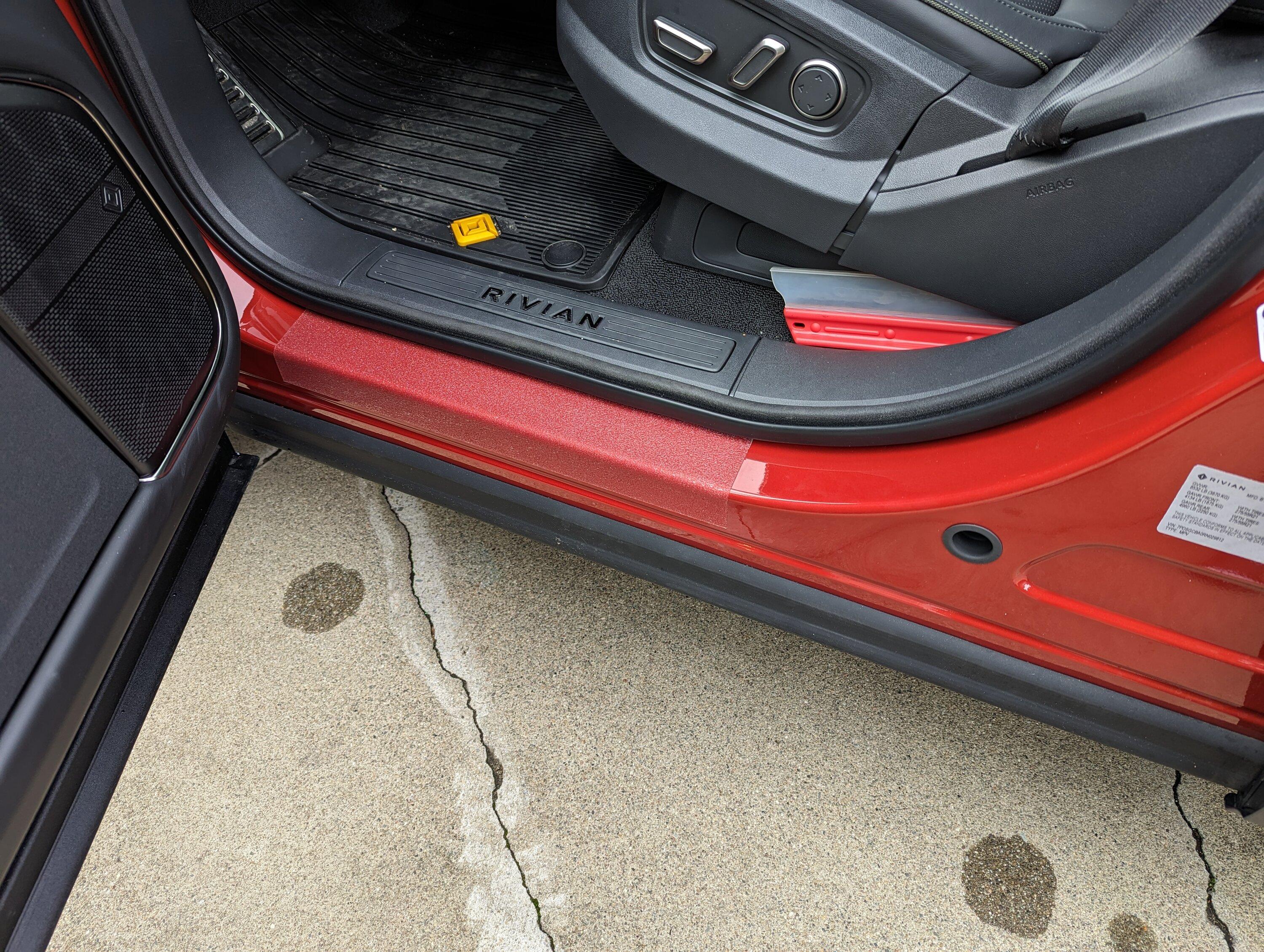 Rivian R1T R1S Aftermarket door sill covers ? PXL_20231231_224137283