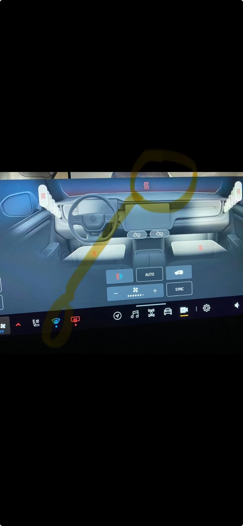 Rivian R1T R1S Climate control IMG_7363